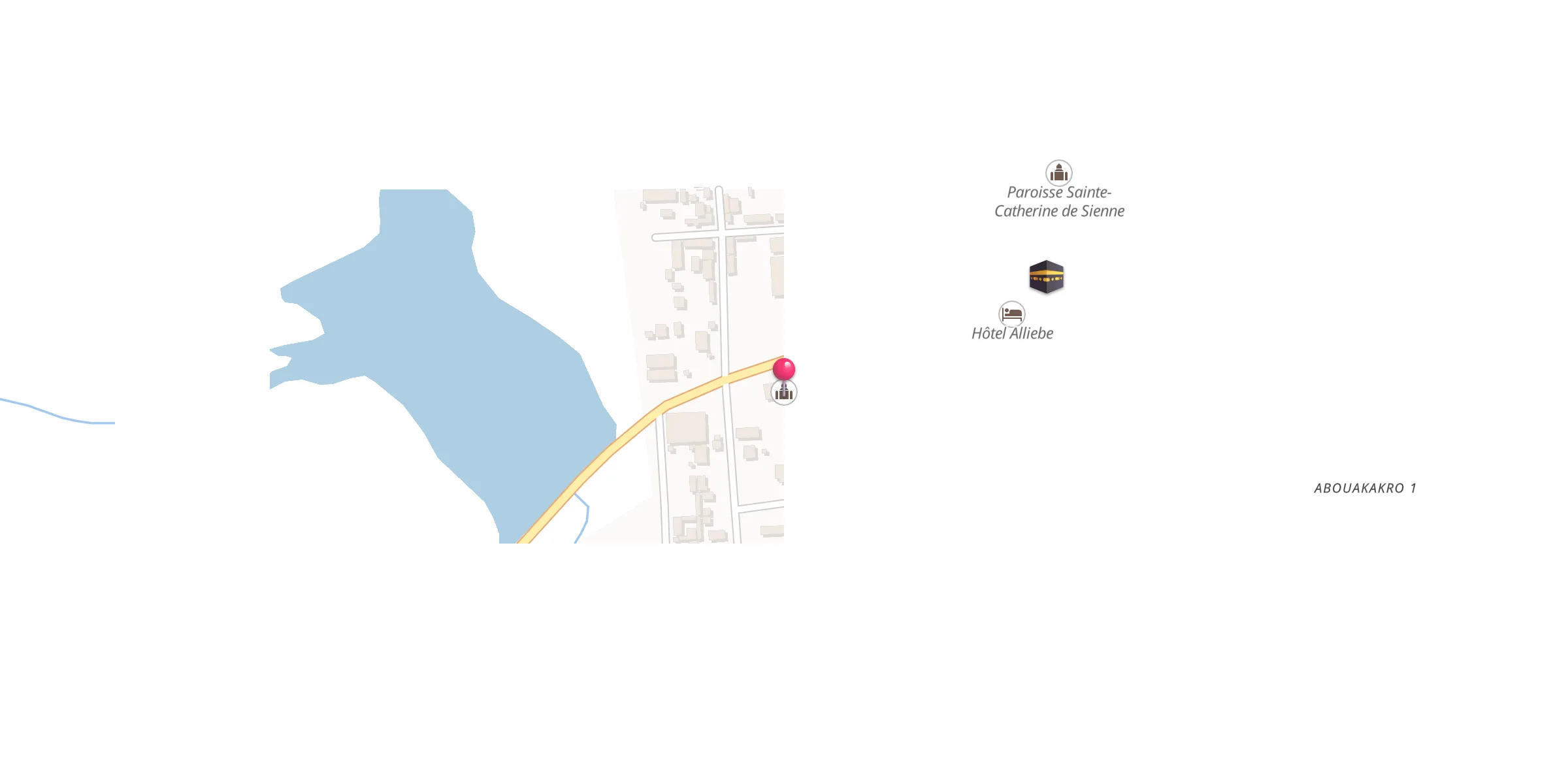 Carte de localisation : Mosquée