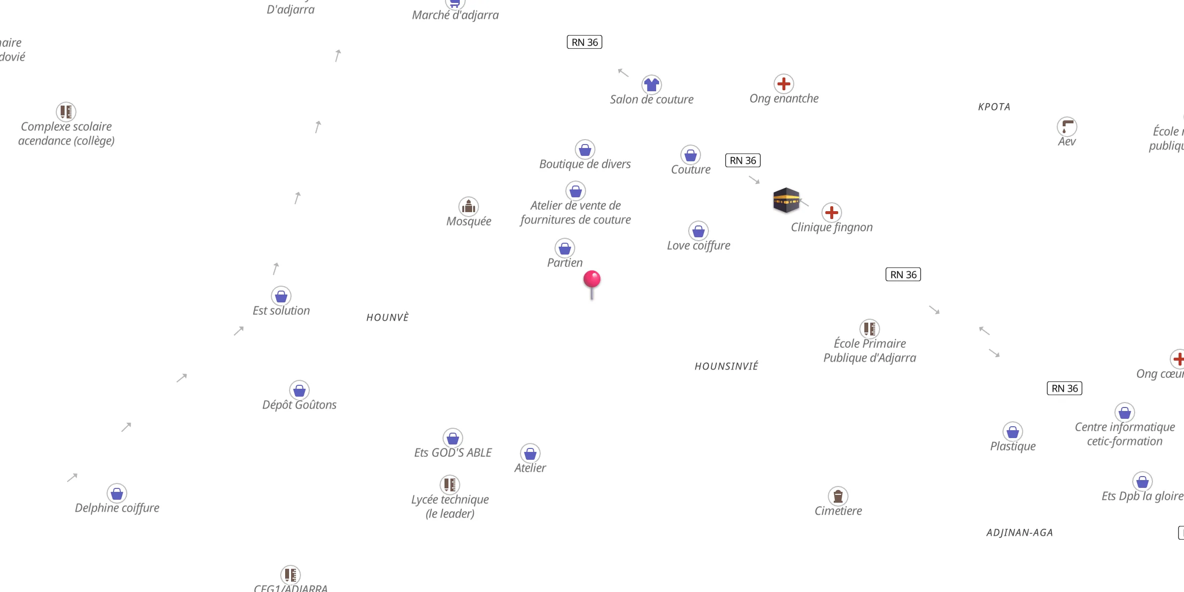 Carte de localisation : Idy