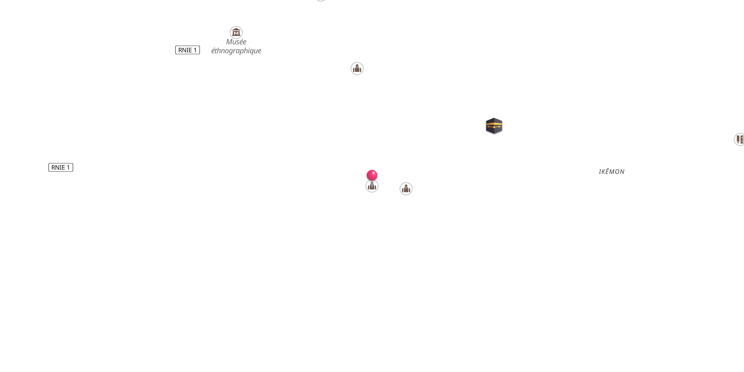 Carte de localisation : Mosquée