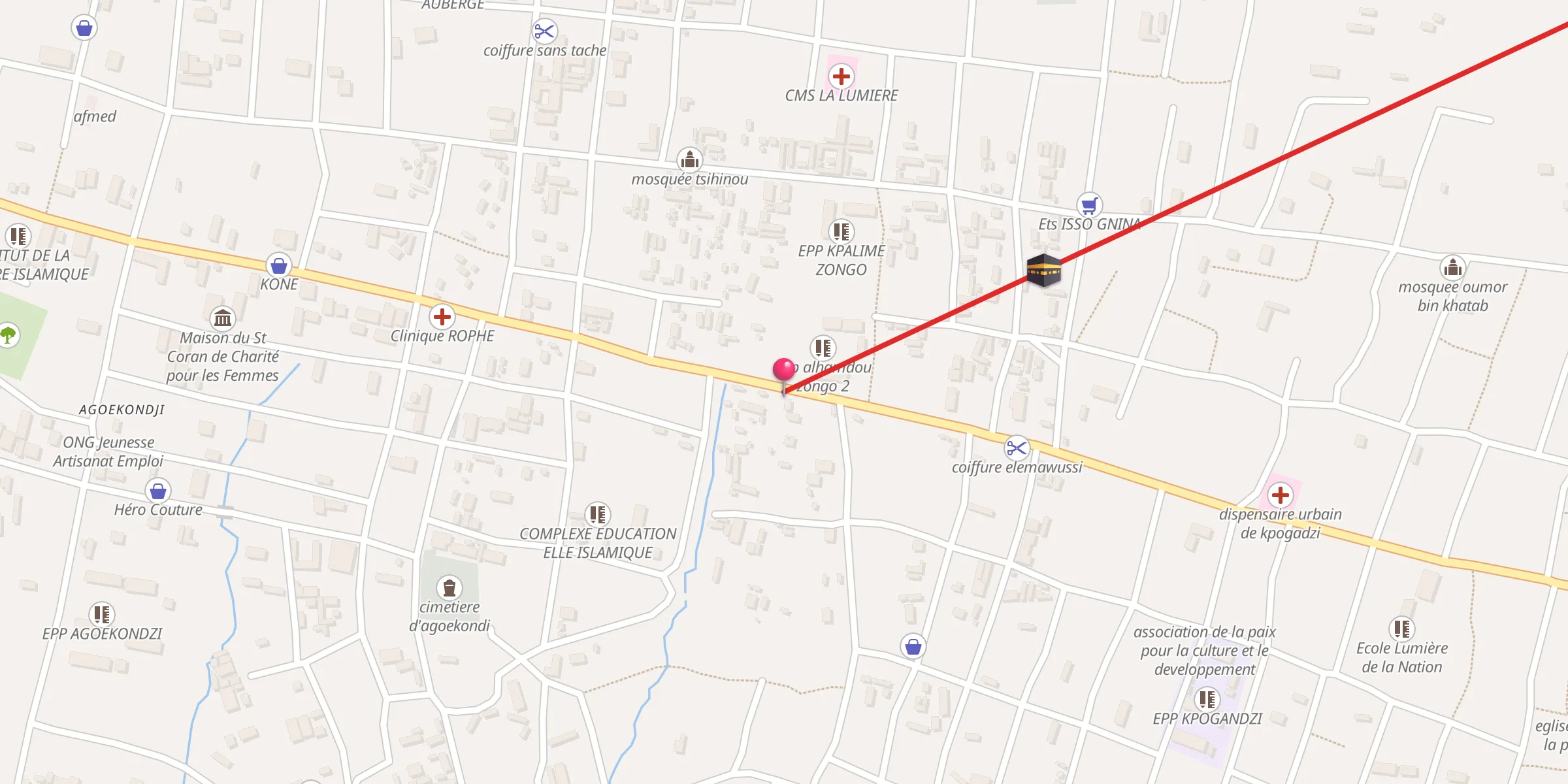Carte de localisation : faail kahir