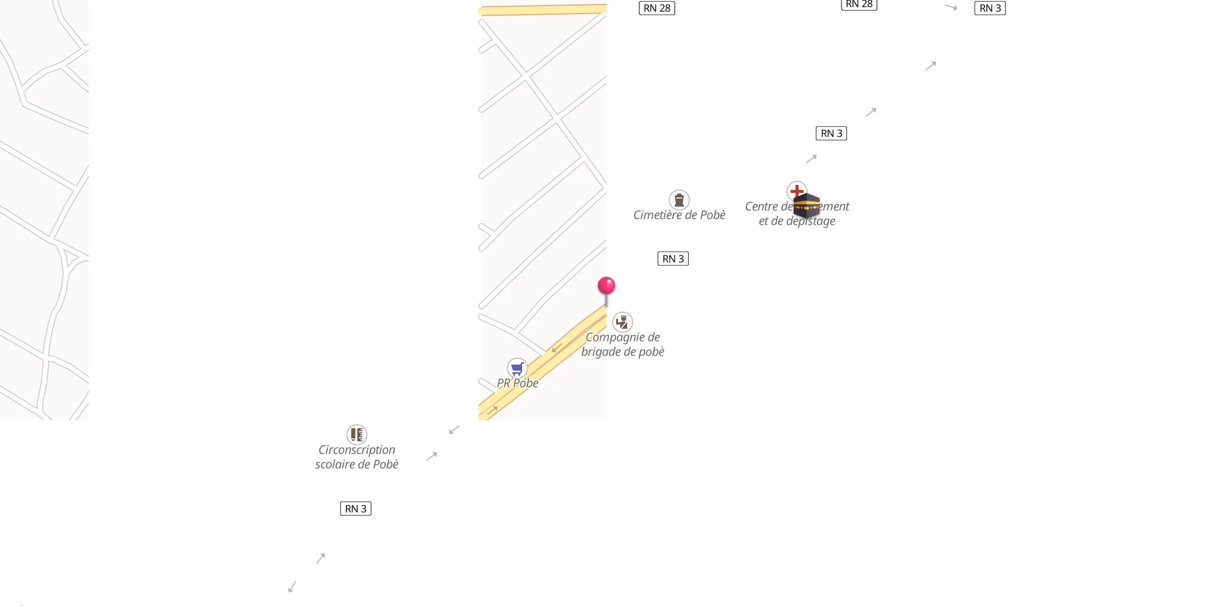 Carte de localisation : Mosquée