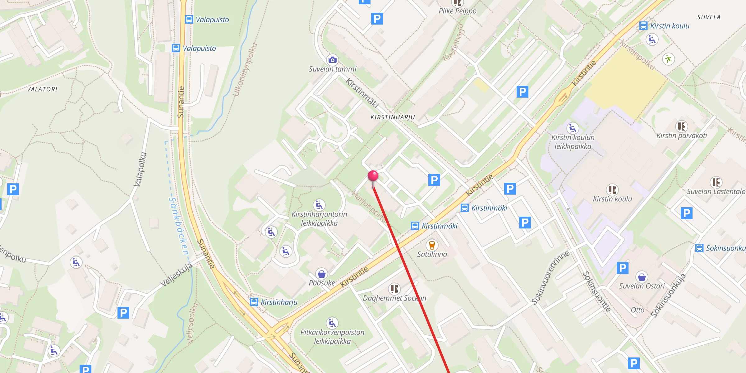 Carte de localisation : Espoon Islamilainen Yhdyskunta