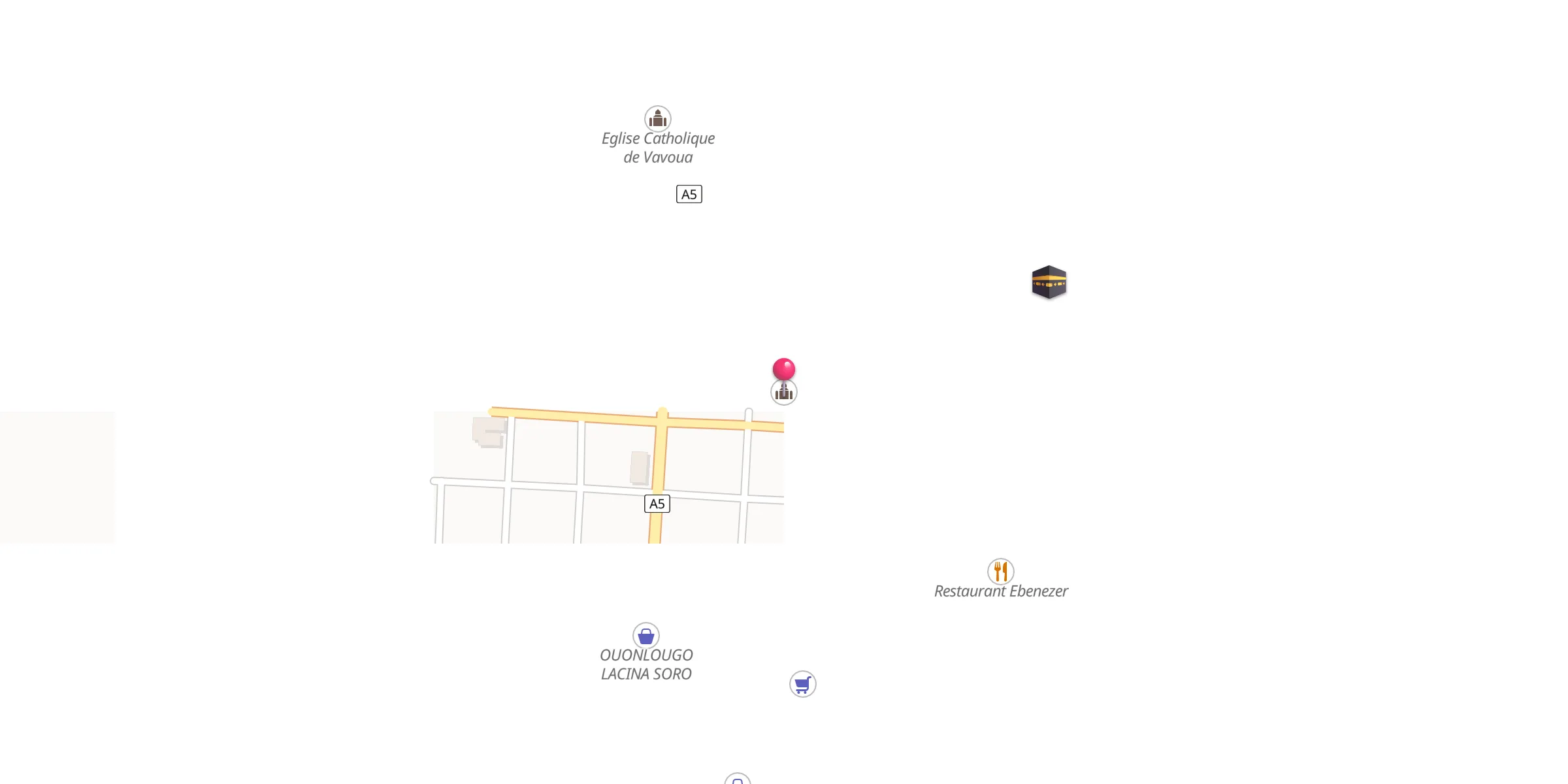 Carte de localisation : Mosquée