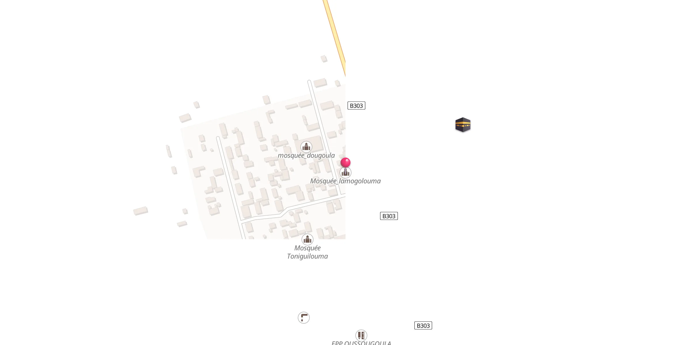 Carte de localisation : Mosquée_lamogolouma