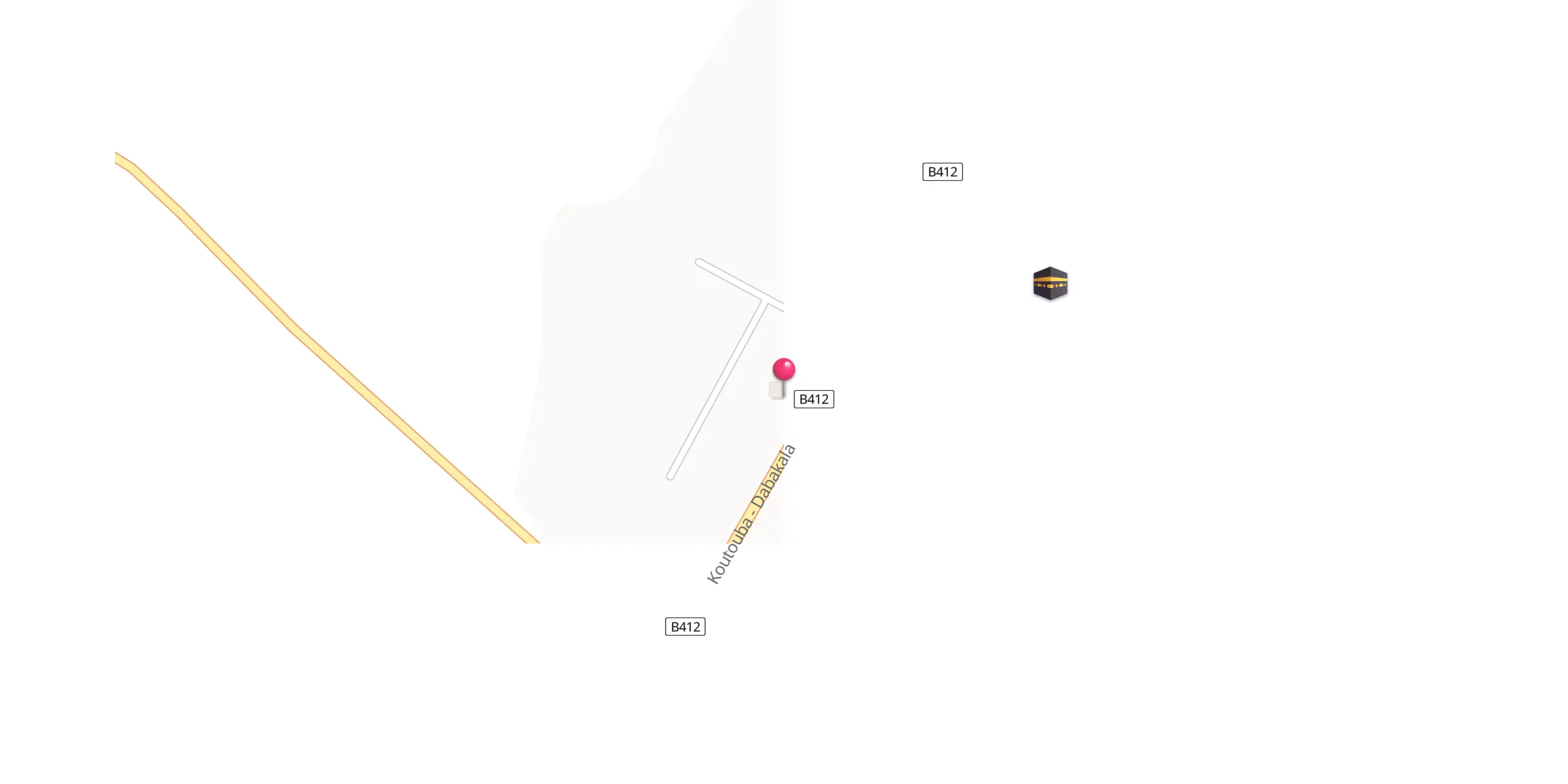 Carte de localisation : Mosquée