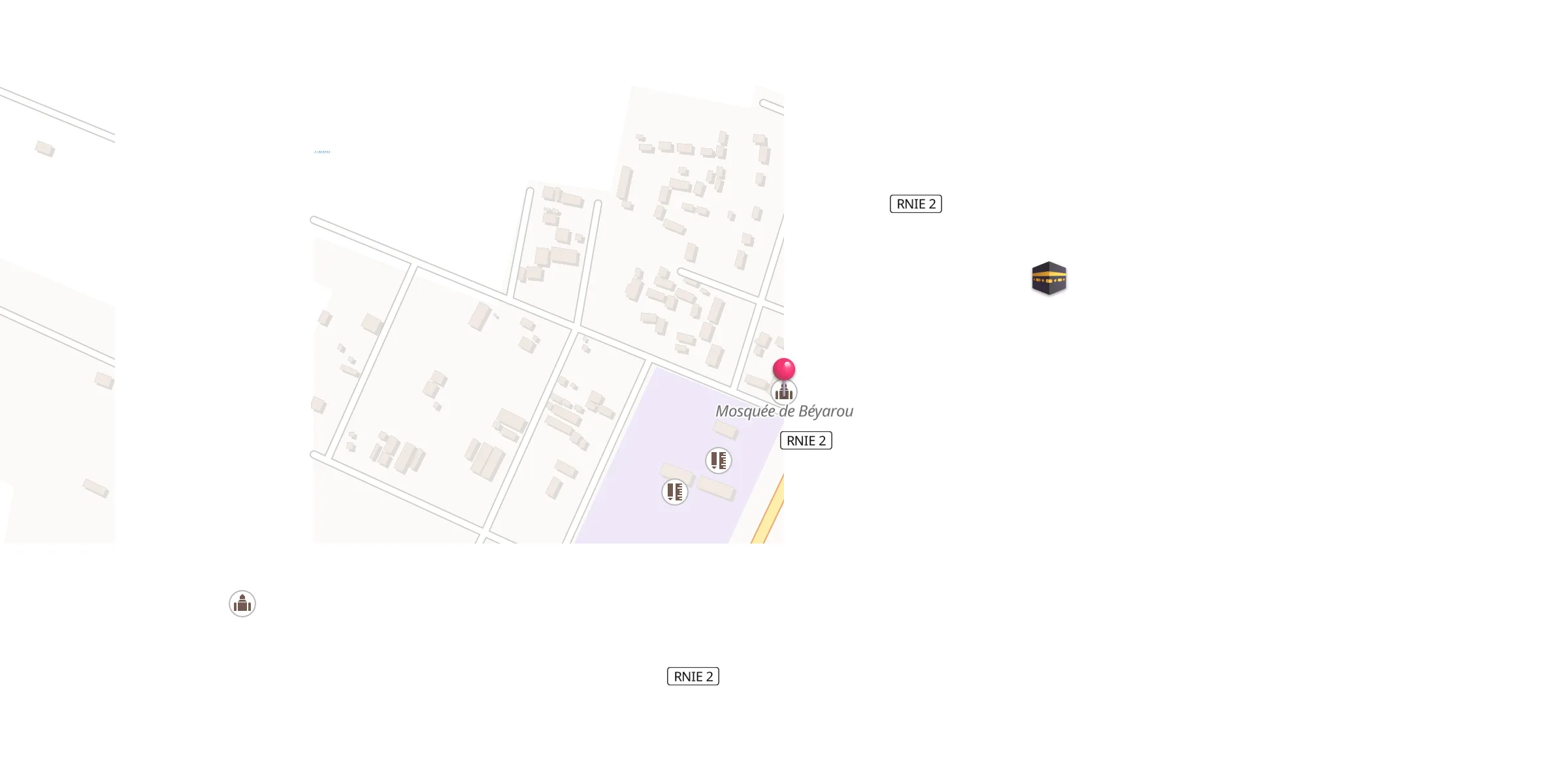 Carte de localisation : Mosquée de Béyarou