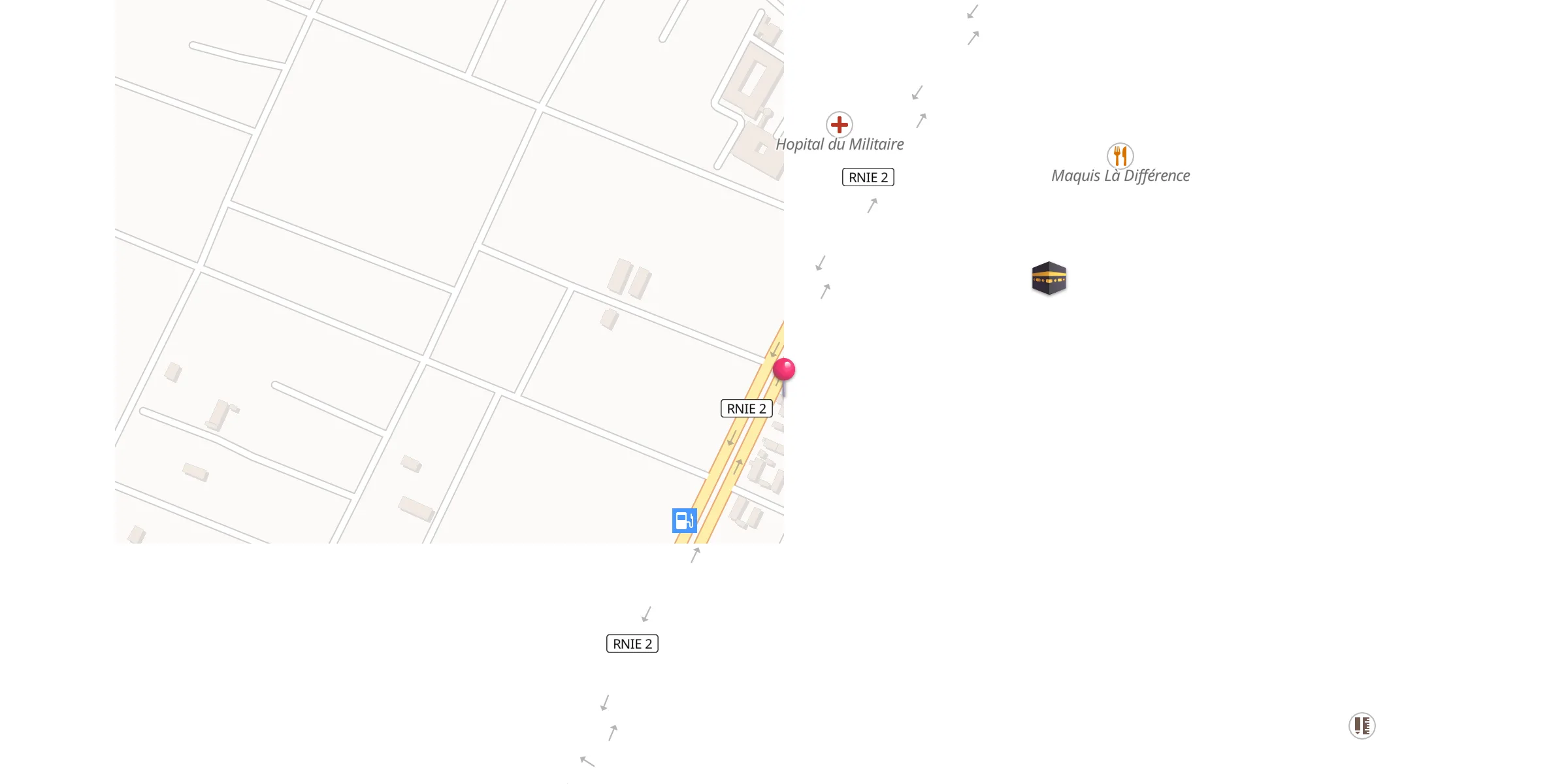 Carte de localisation : Mosquée