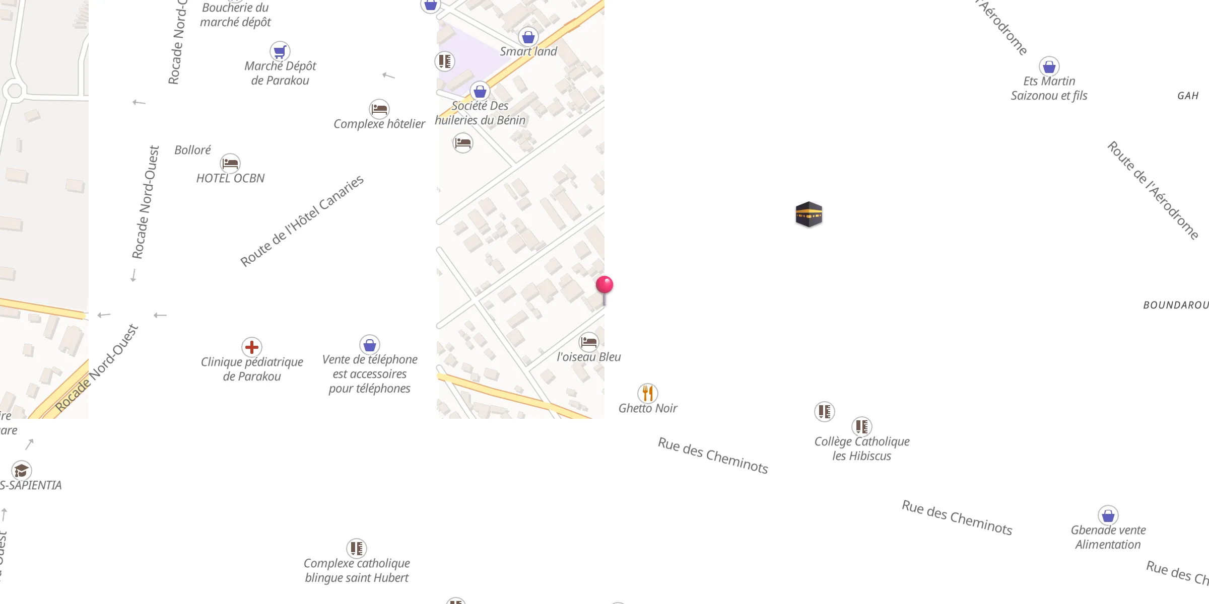 Carte de localisation : Mosquée