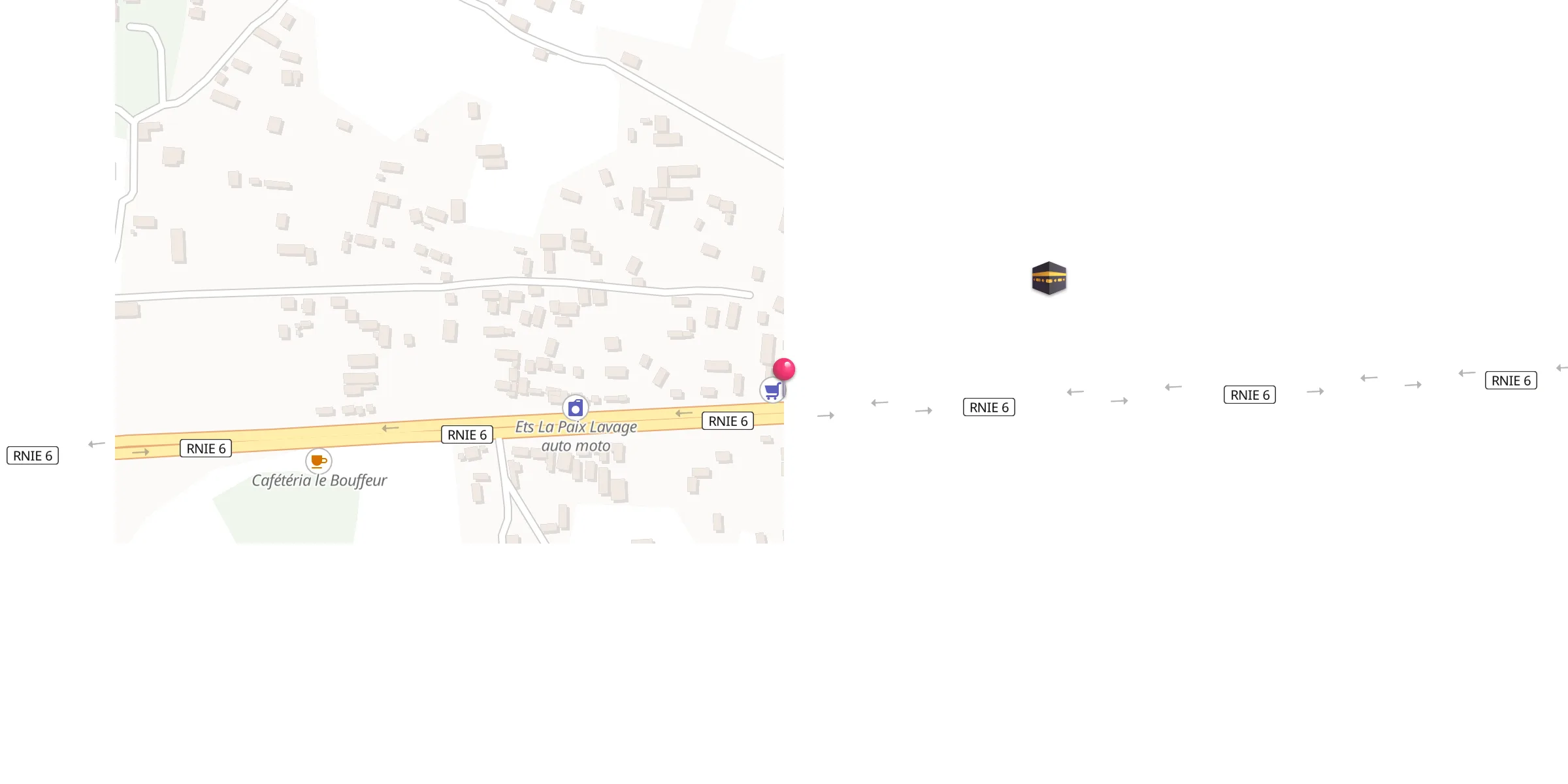 Carte de localisation : Mosquée