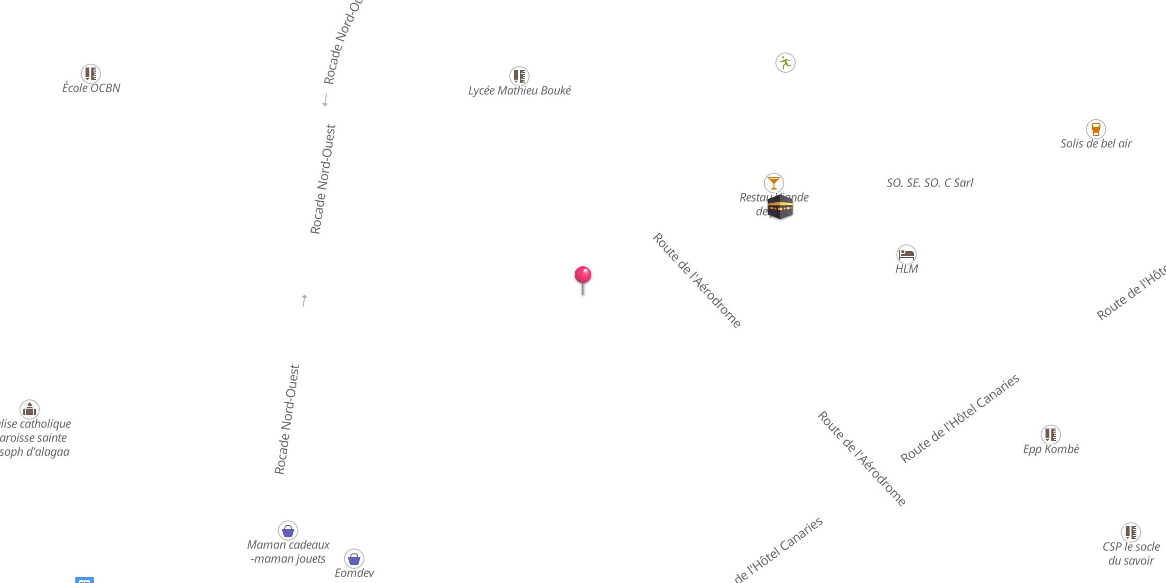Carte de localisation : Mosquée