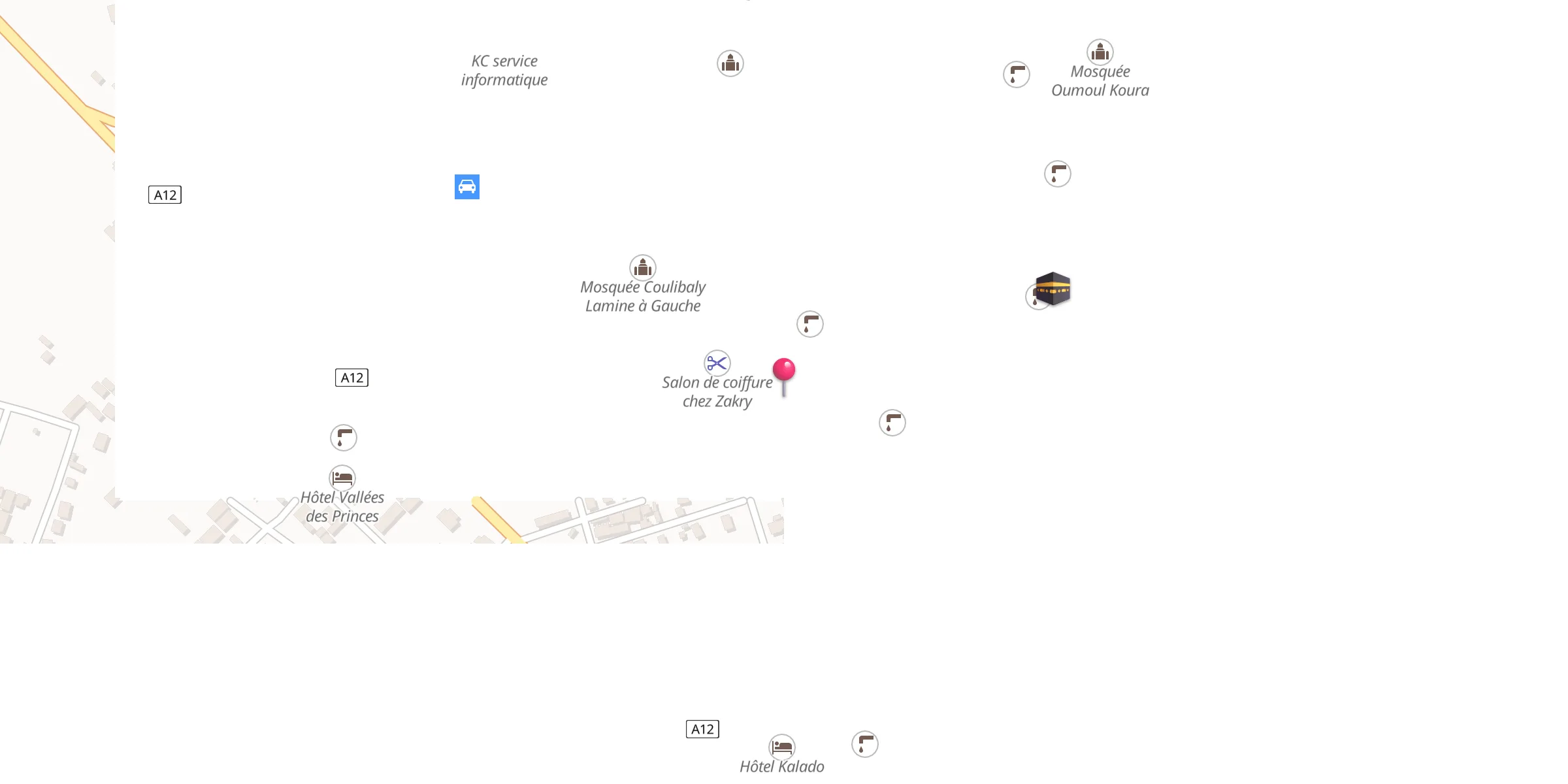 Carte de localisation : Mosquée de la Piété