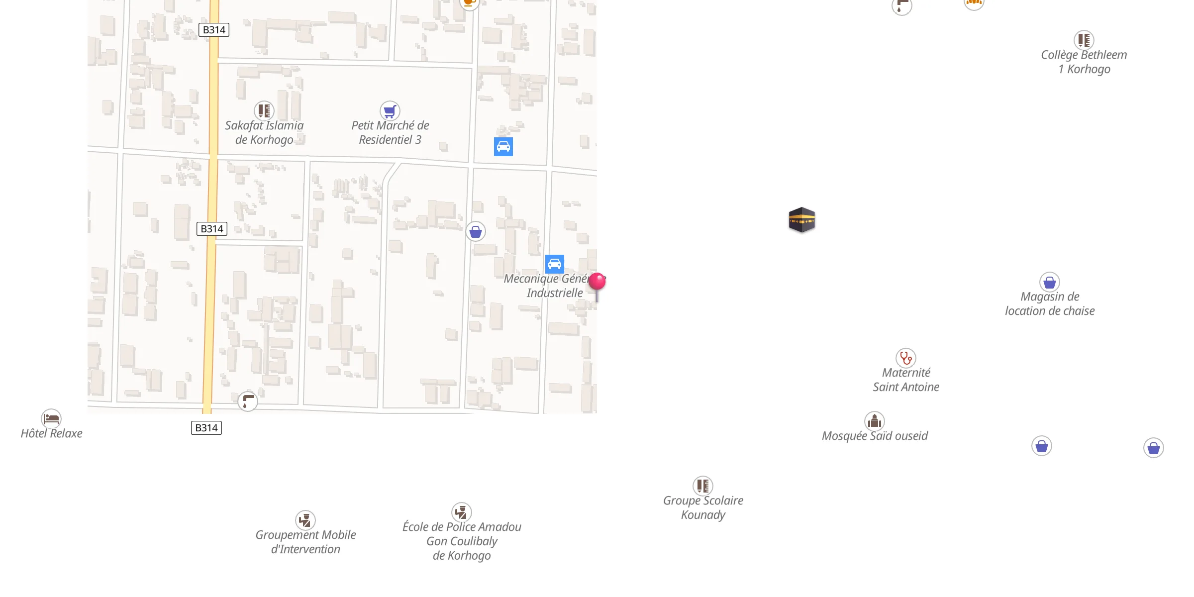 Carte de localisation : Mosquée Abdallah khalifa