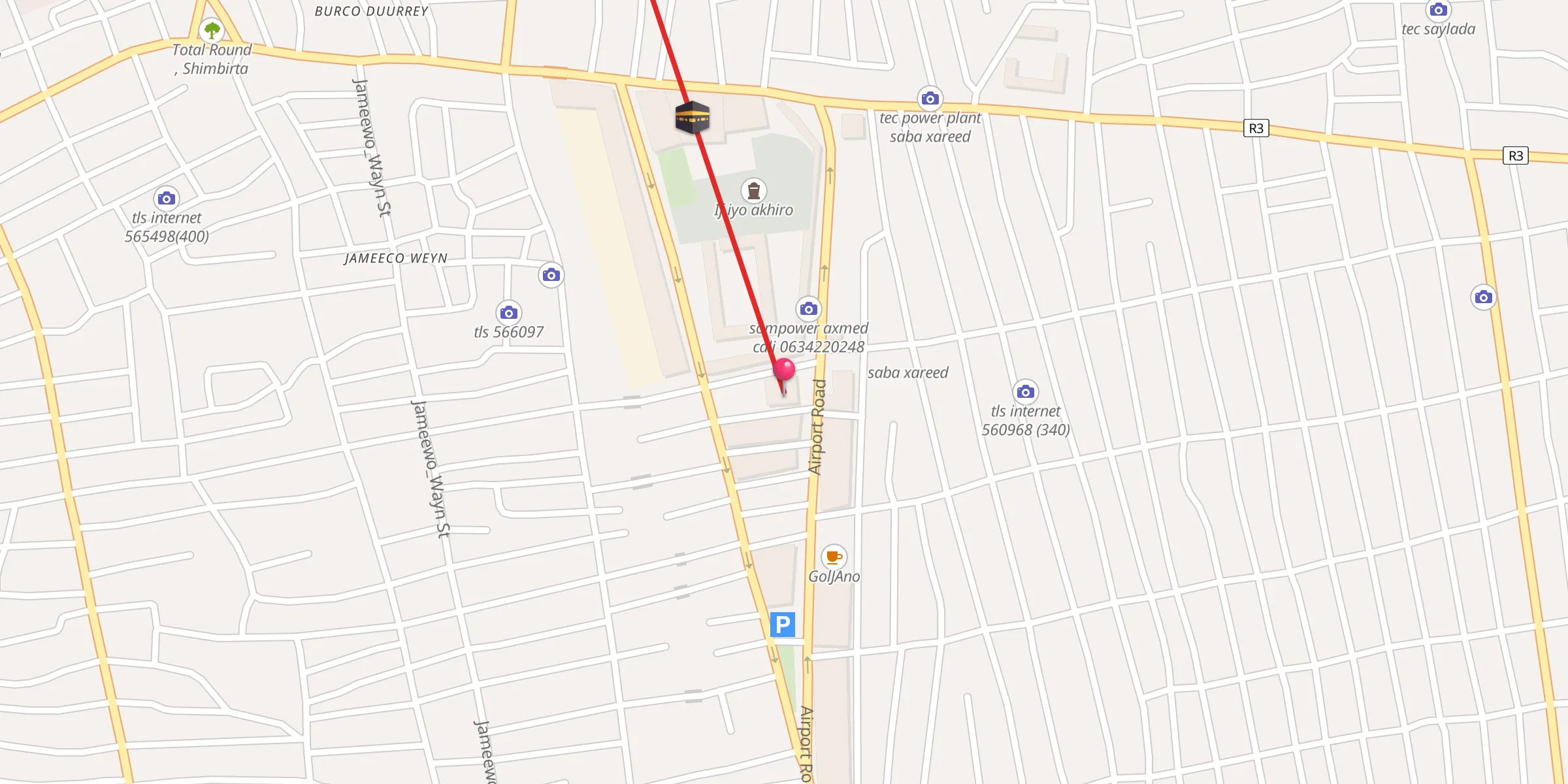 Carte de localisation : Majad_AlHuda