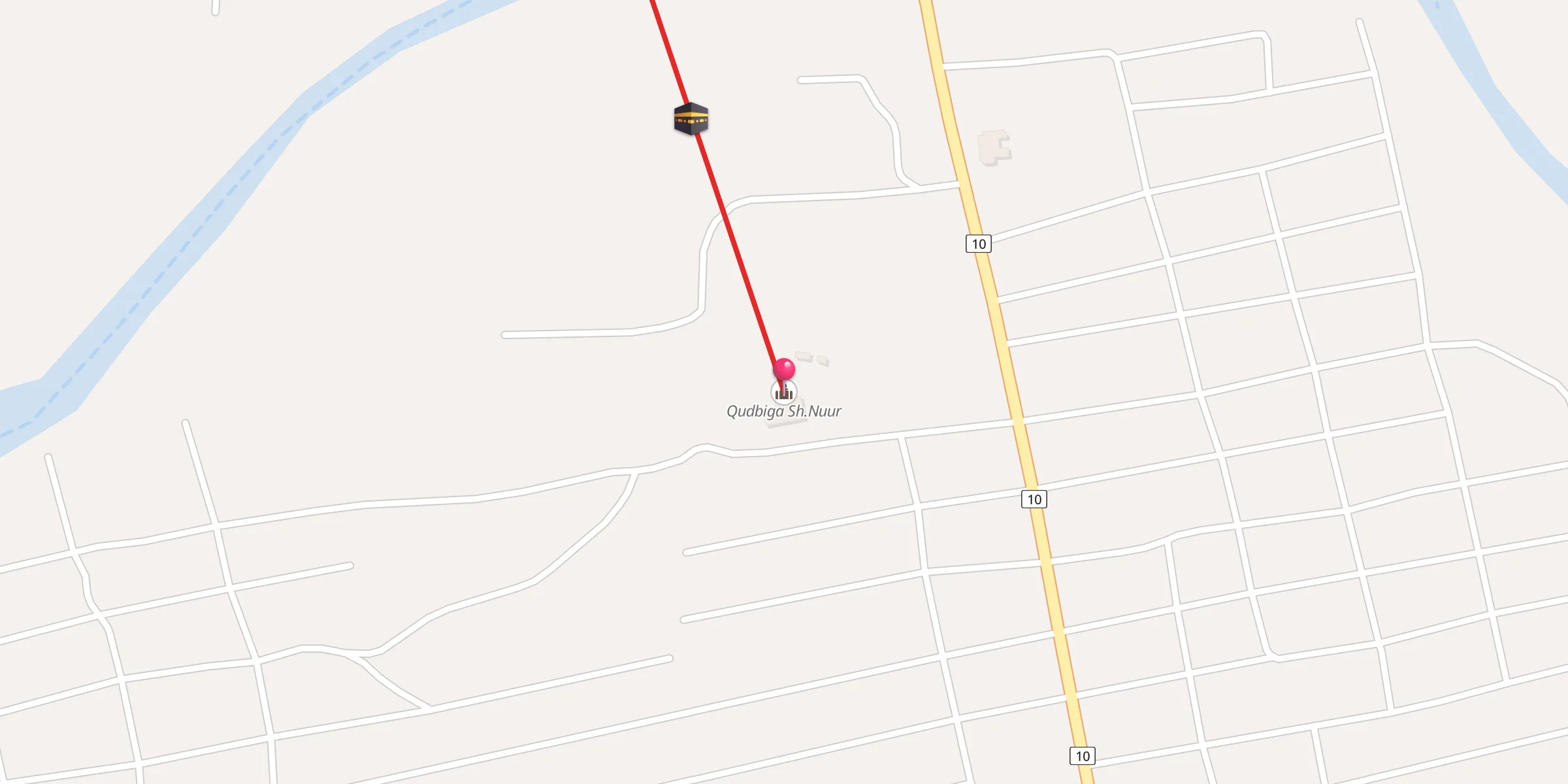 Carte de localisation : Qudbiga Sh.Nuur