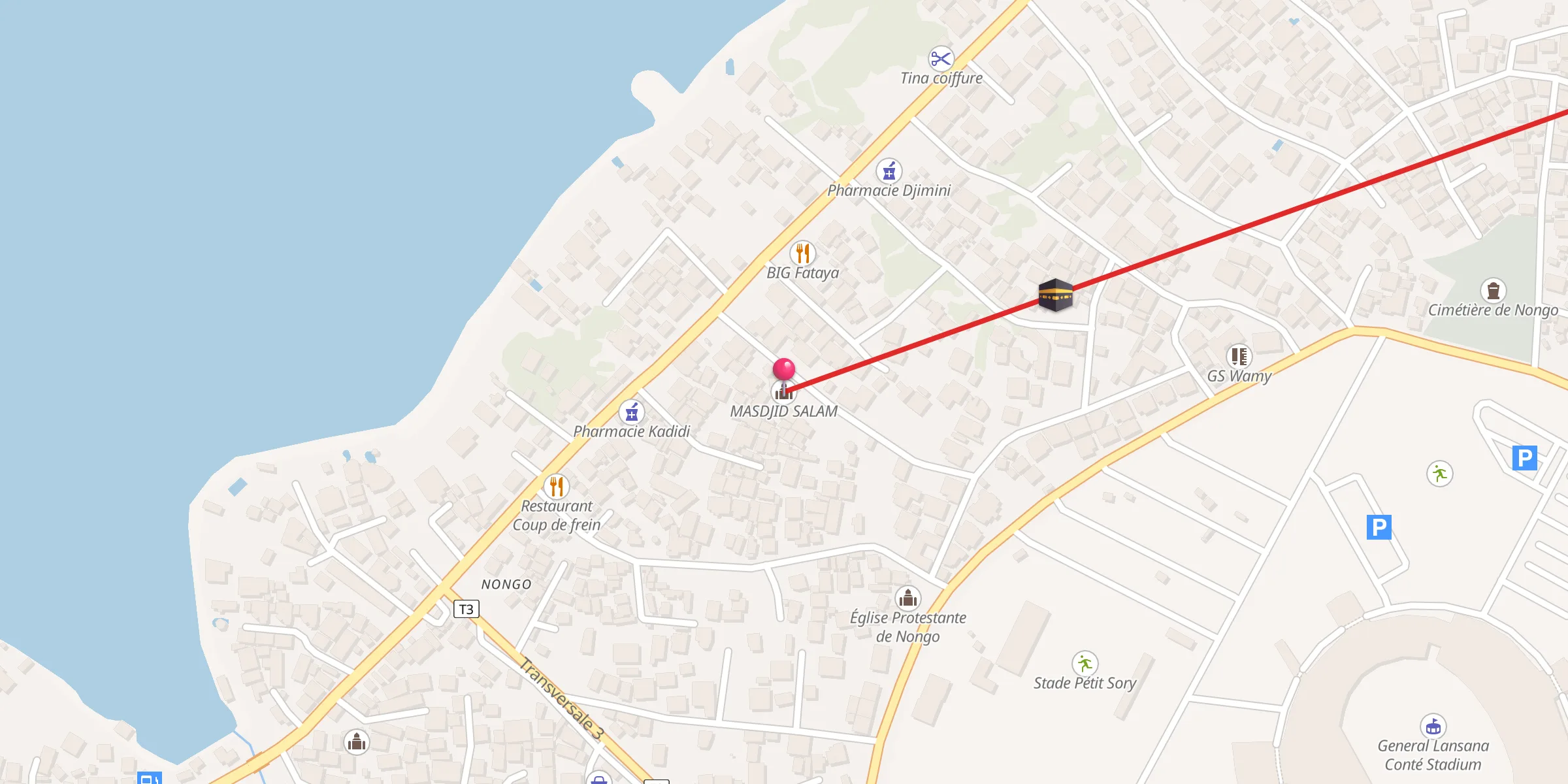 Carte de localisation : MASDJID SALAM