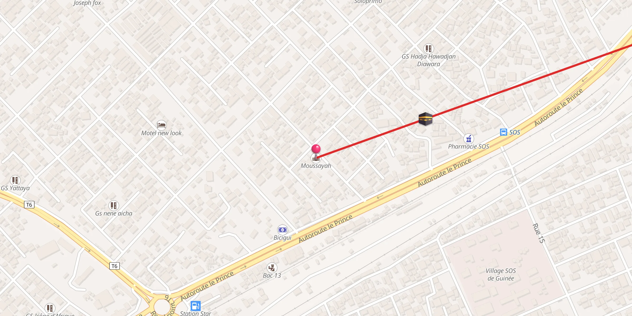 Carte de localisation : Moussayah