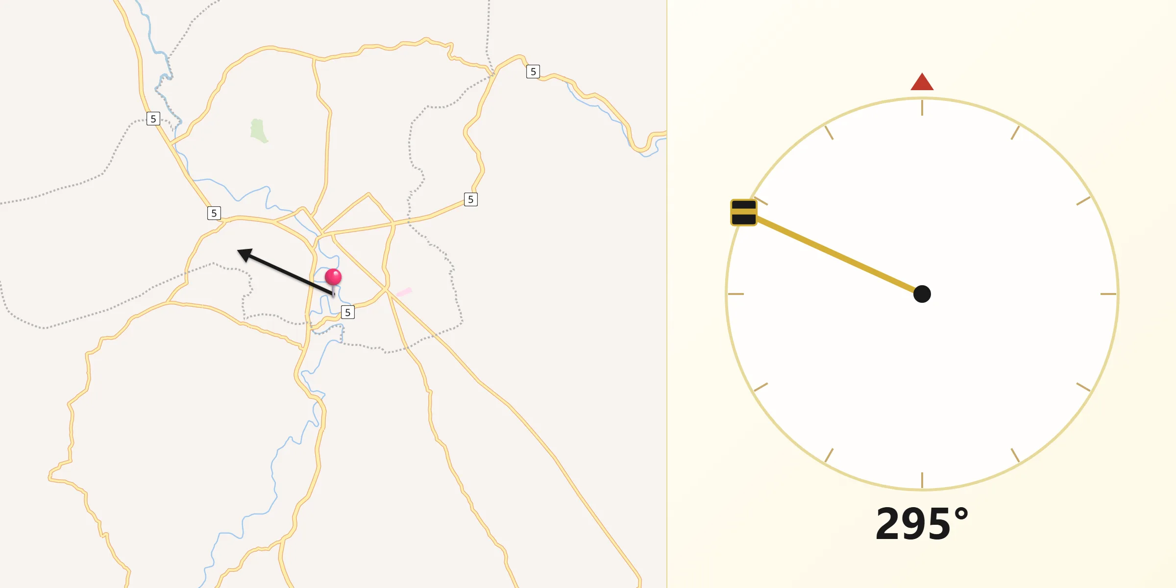اتجاه القبلة من سولوك