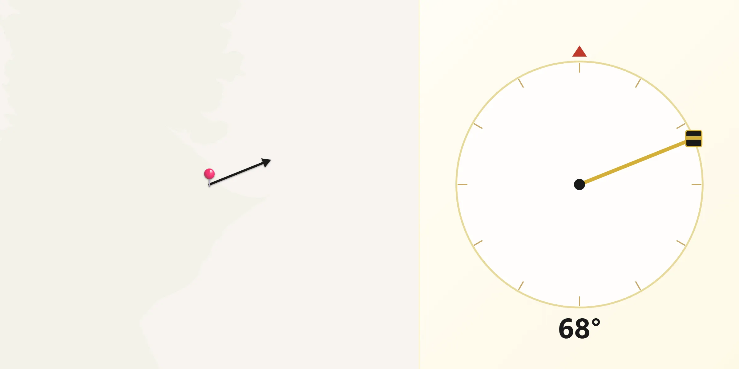 Direção da Qibla a partir de São Gonçalo do Gurguéia