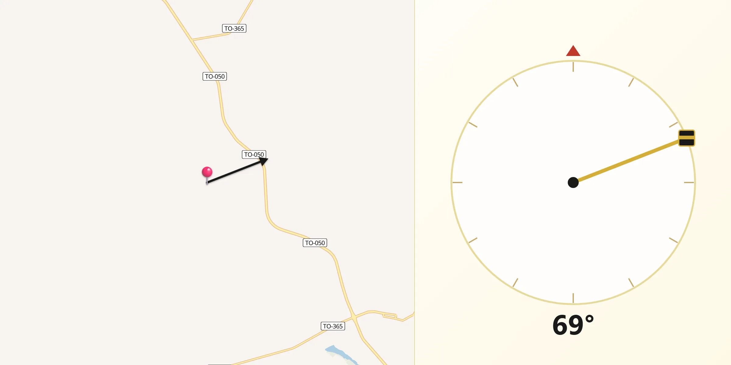 Direção da Qibla a partir de Silvanópolis