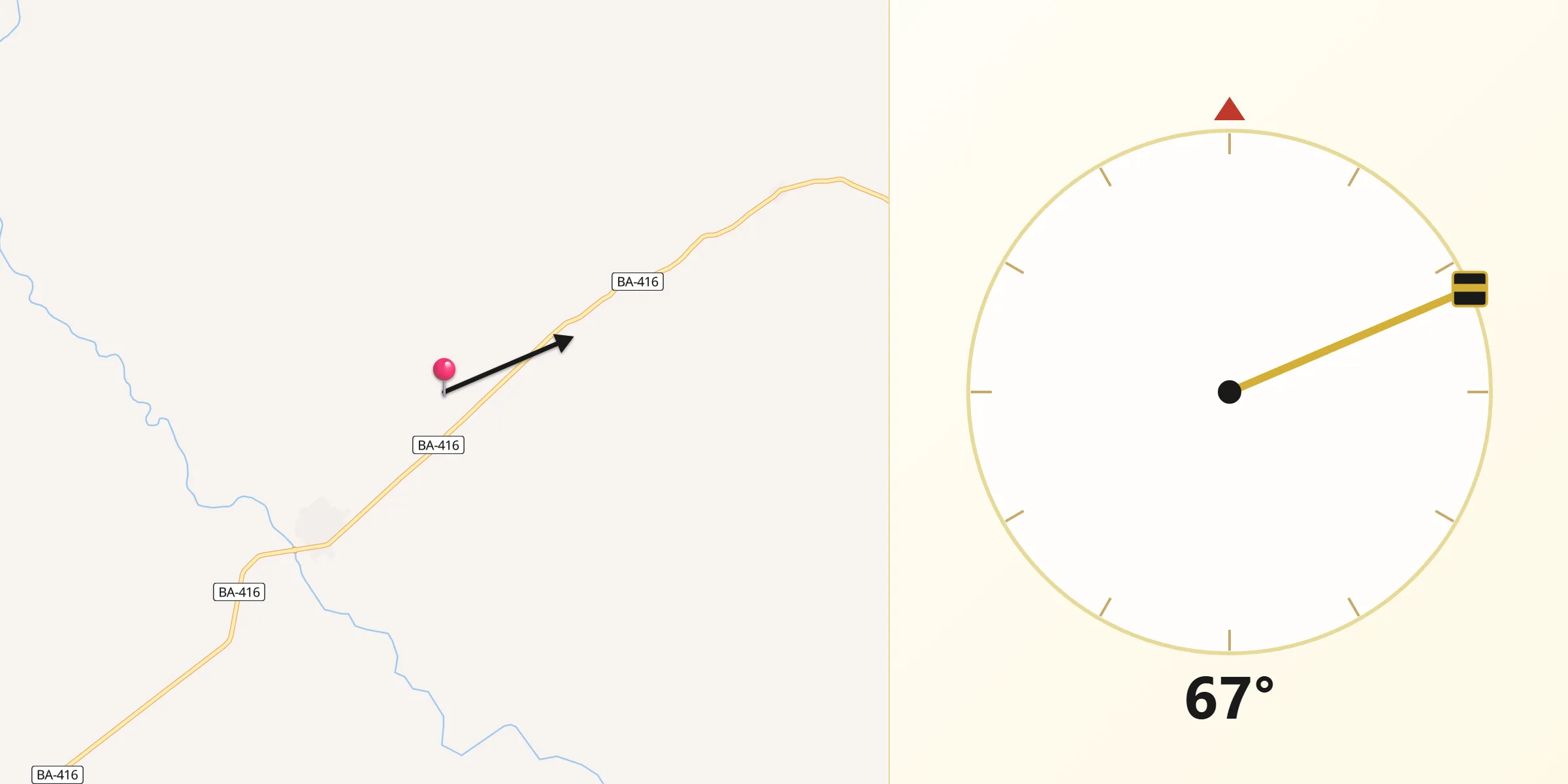 Direção da Qibla a partir de São Domingos