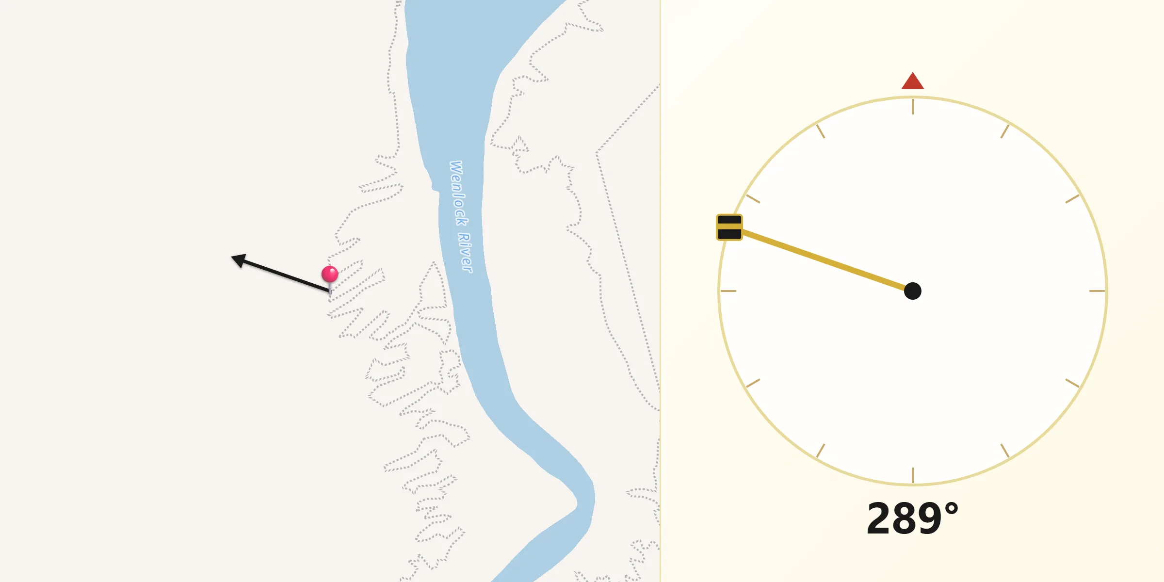 Qibla Direction from Mapoon
