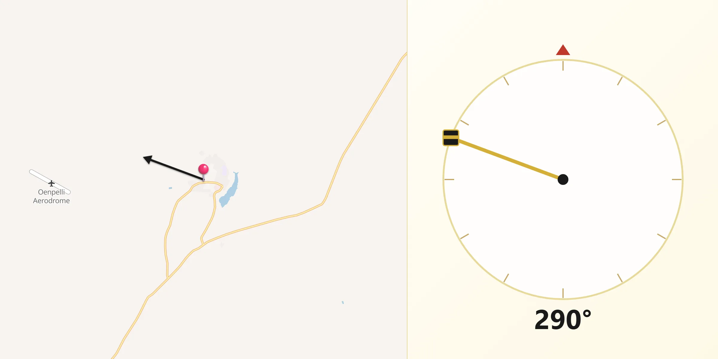 Qibla Direction from Gunbalanya