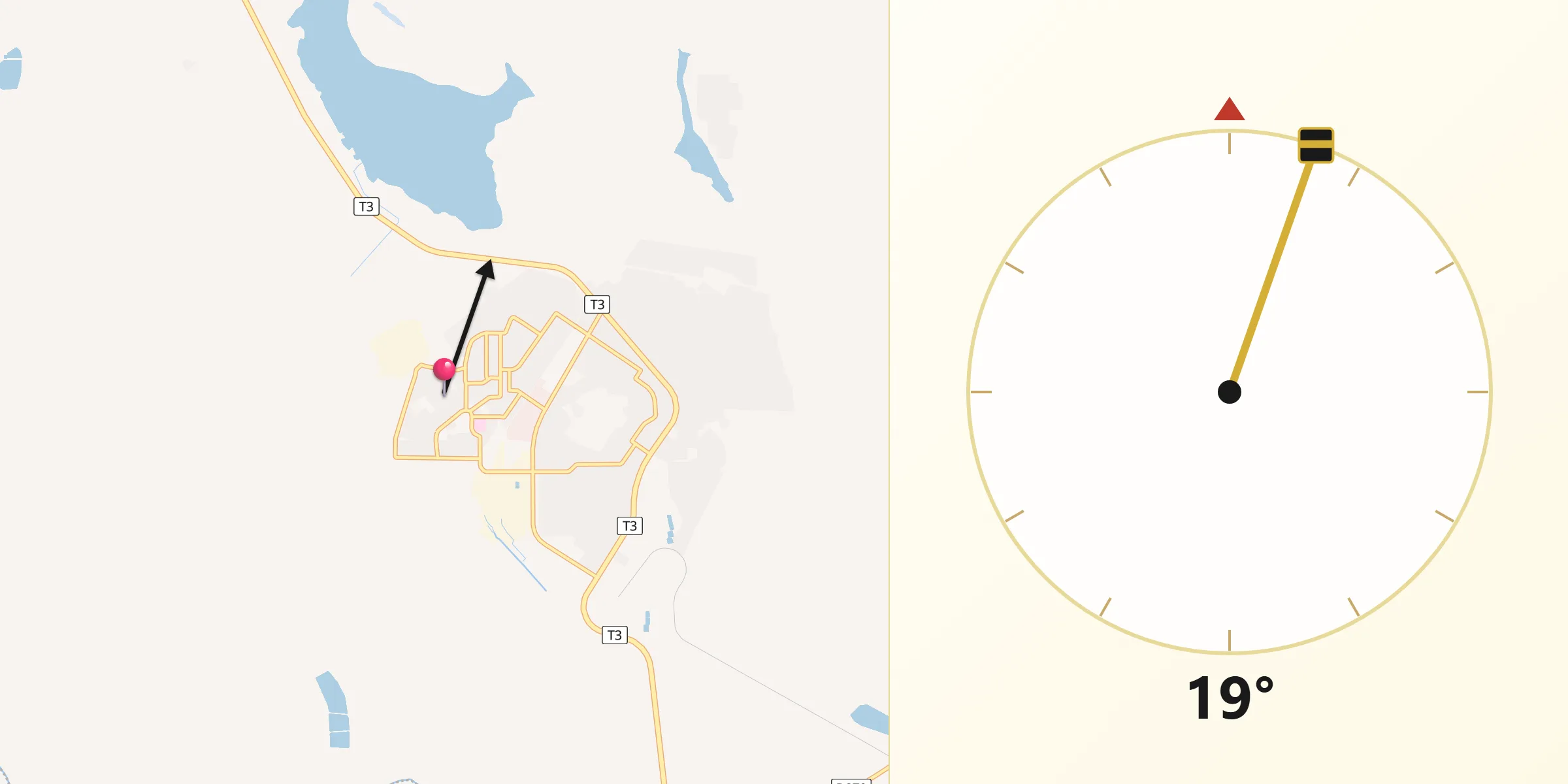 Qibla Direction from Chililabombwe