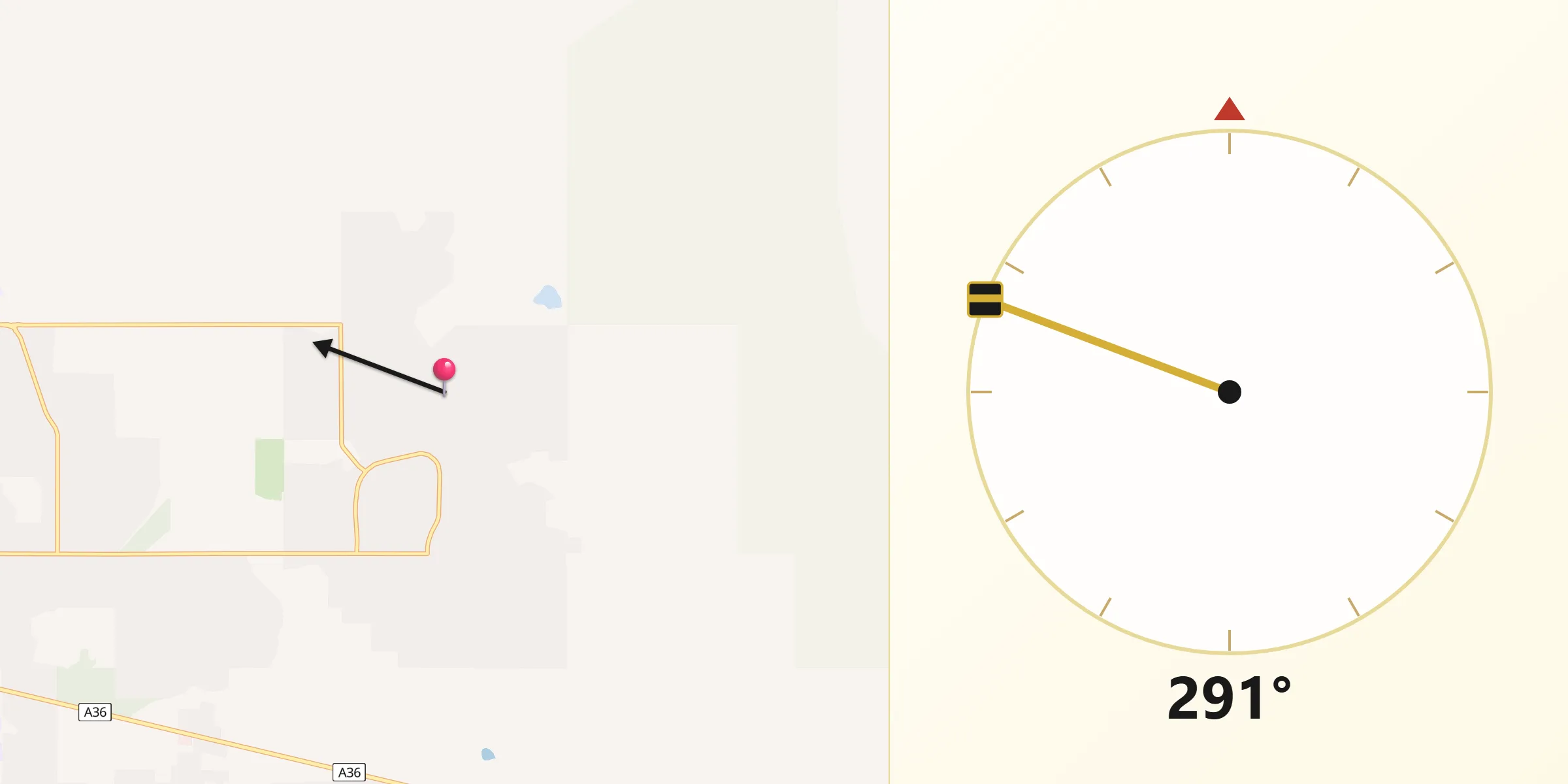 Qibla Direction from Herbert