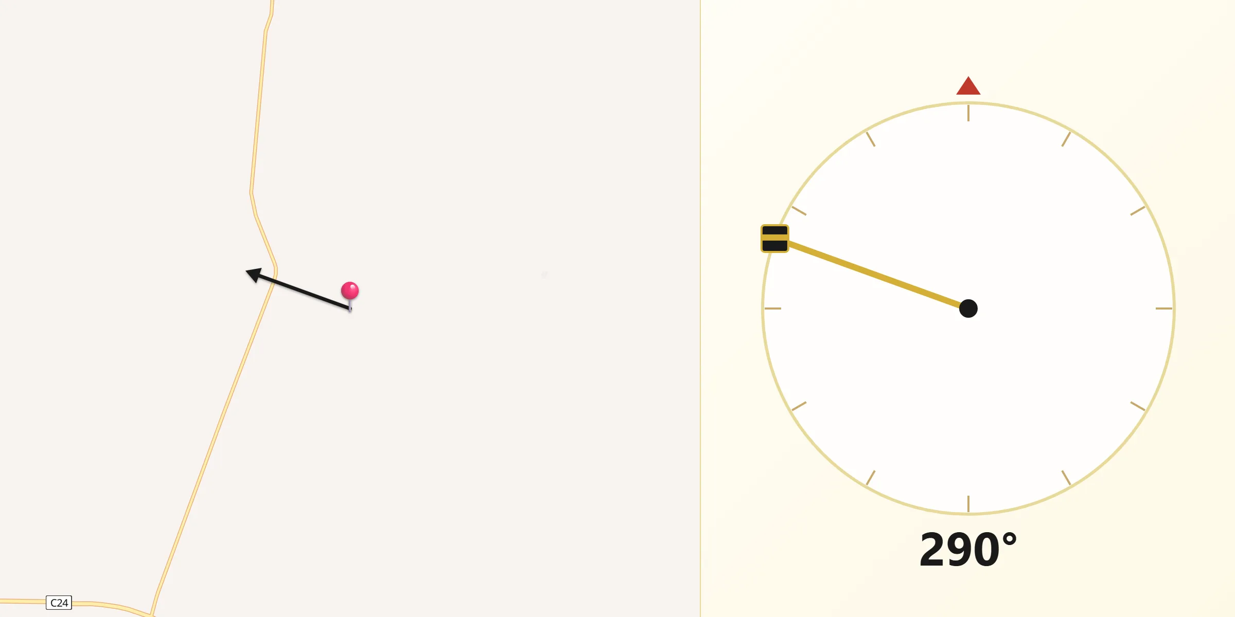 Qibla Direction from East Arnhem