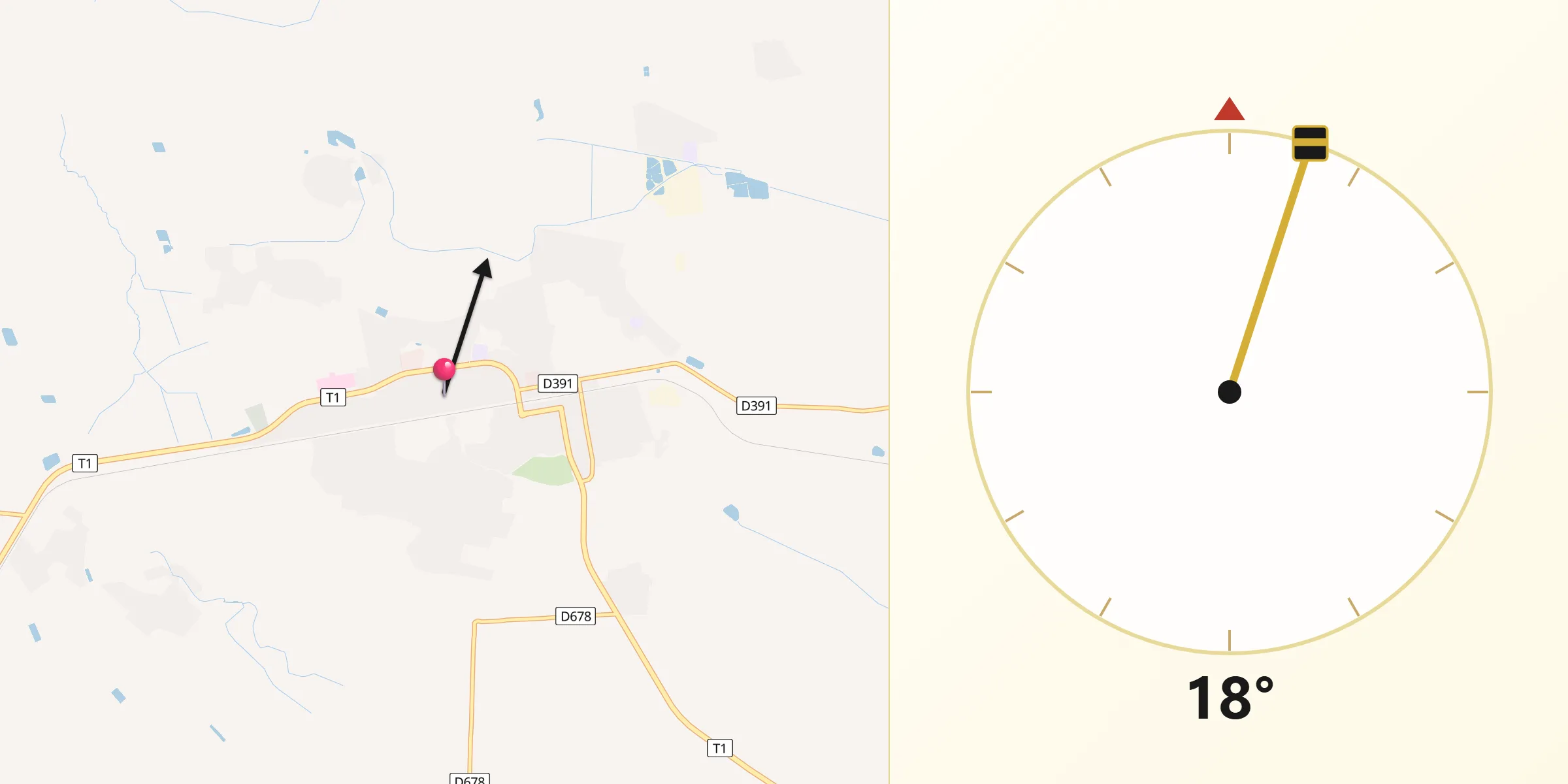 Qibla Direction from Mazabuka