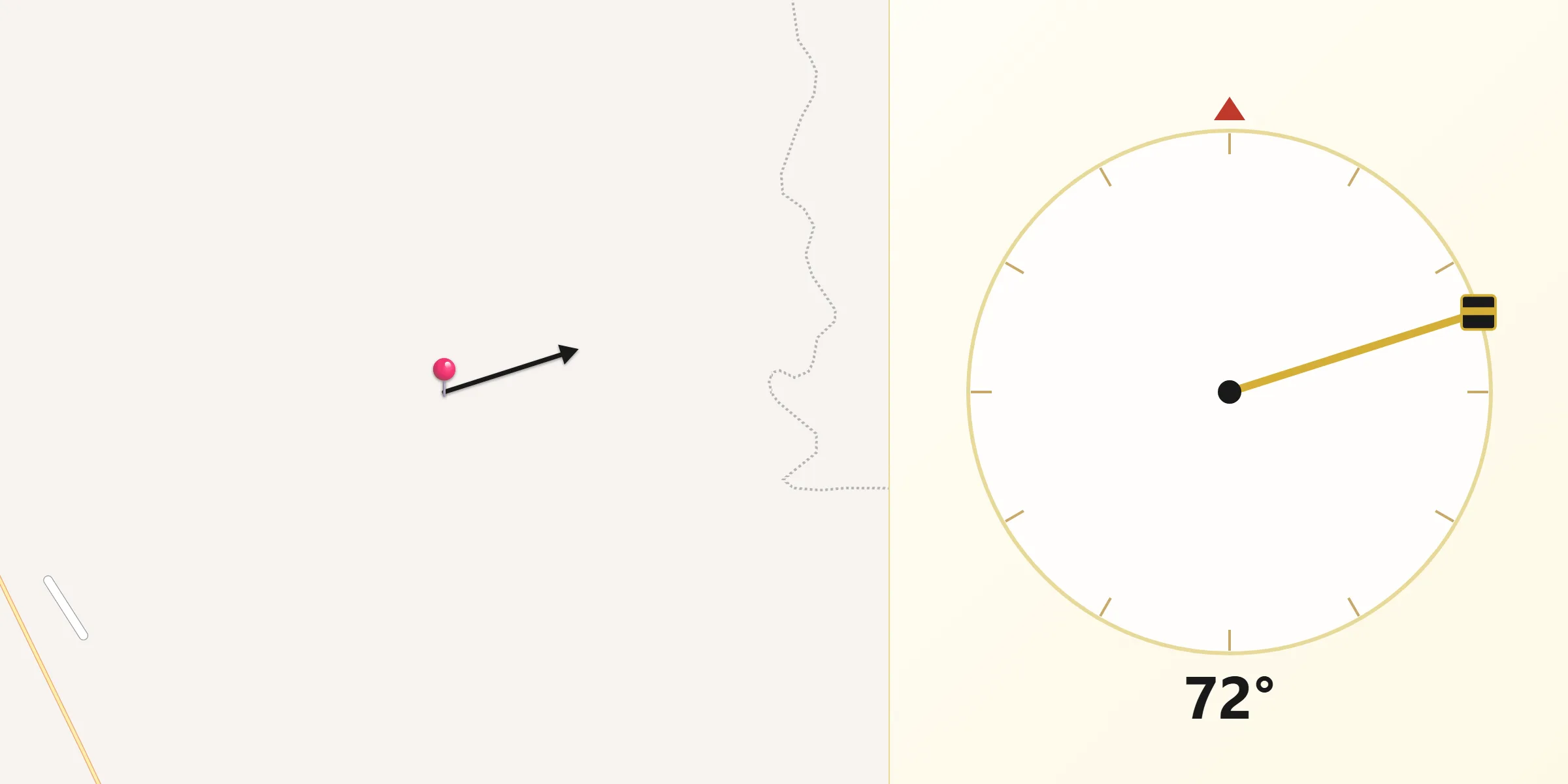 Dirección de la Qibla desde Provincia Santiesteban