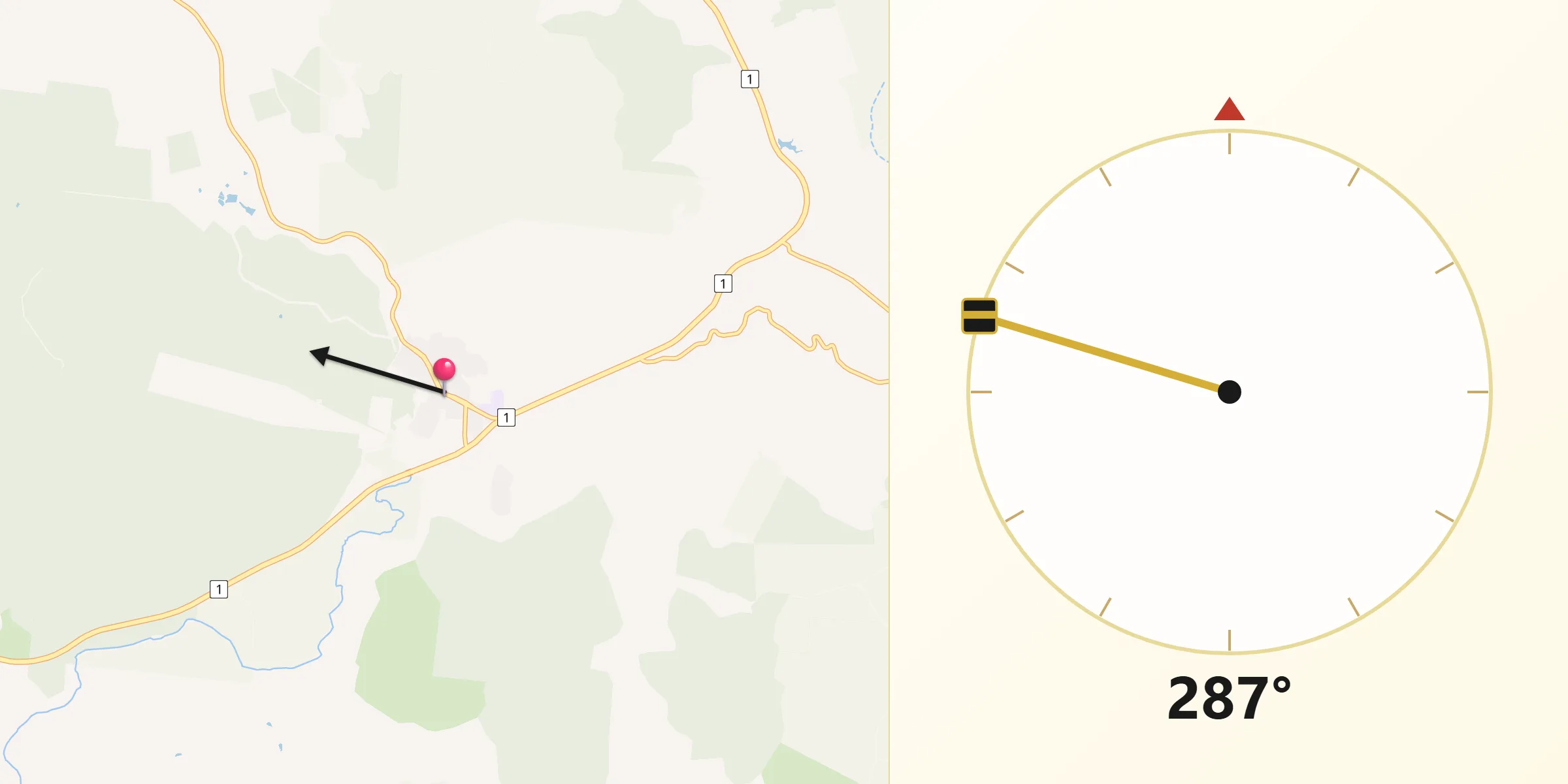 Qibla Direction from Ravenshoe