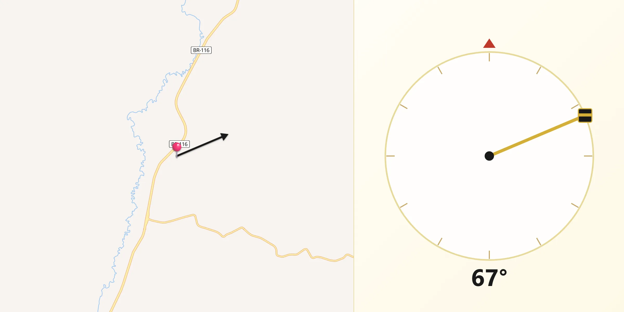Direção da Qibla a partir de Campanário