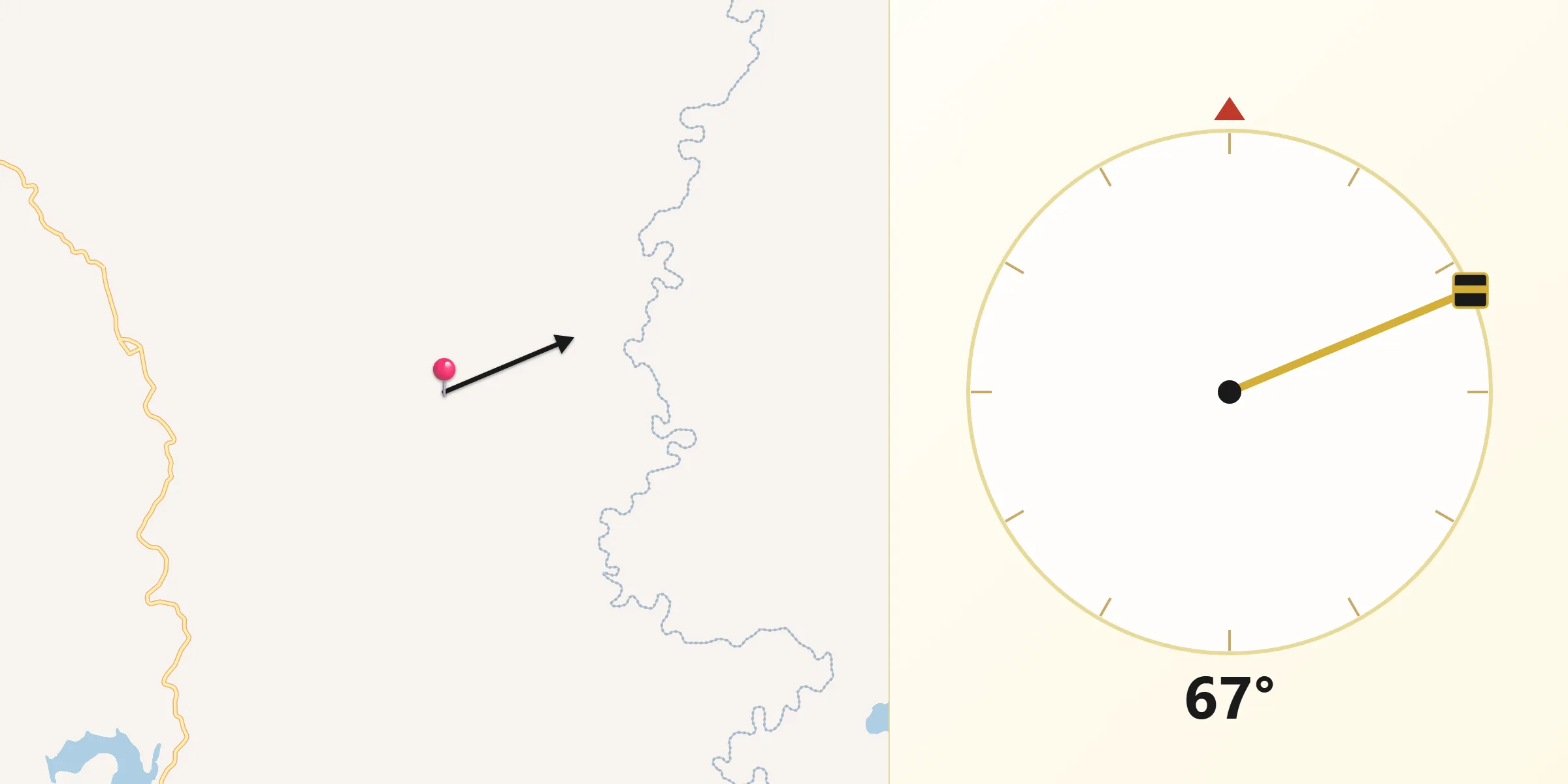 Direção da Qibla a partir de São José da Safira