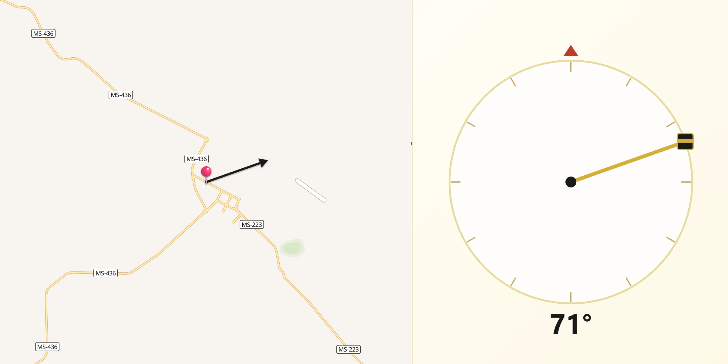 Direção da Qibla a partir de Figueirão