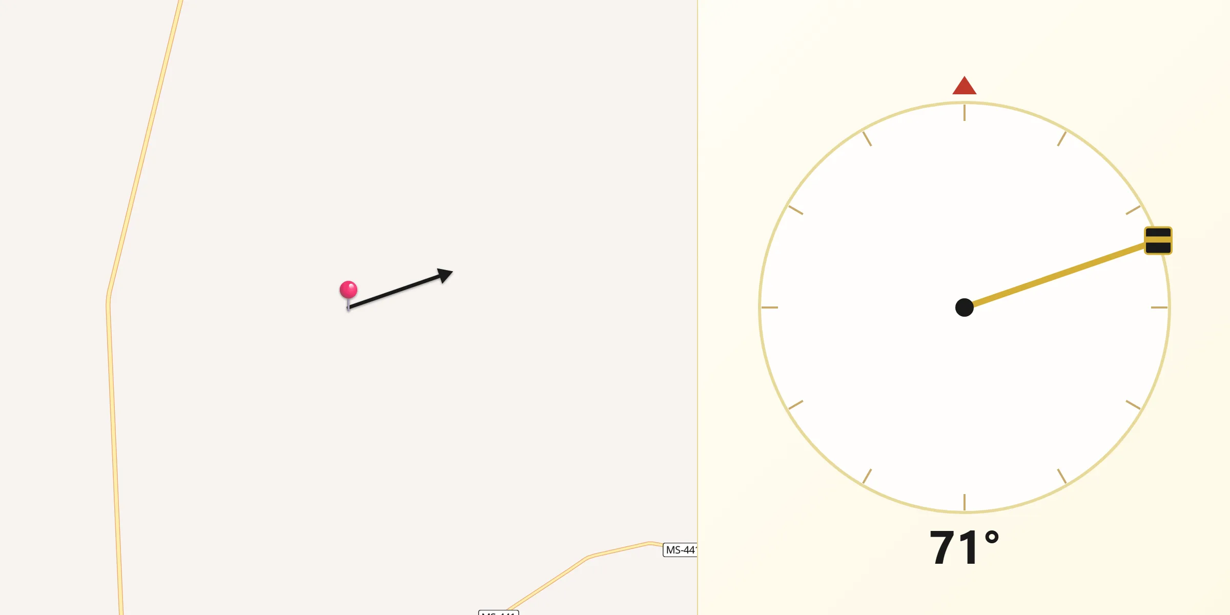 Direção da Qibla a partir de Bandeirantes
