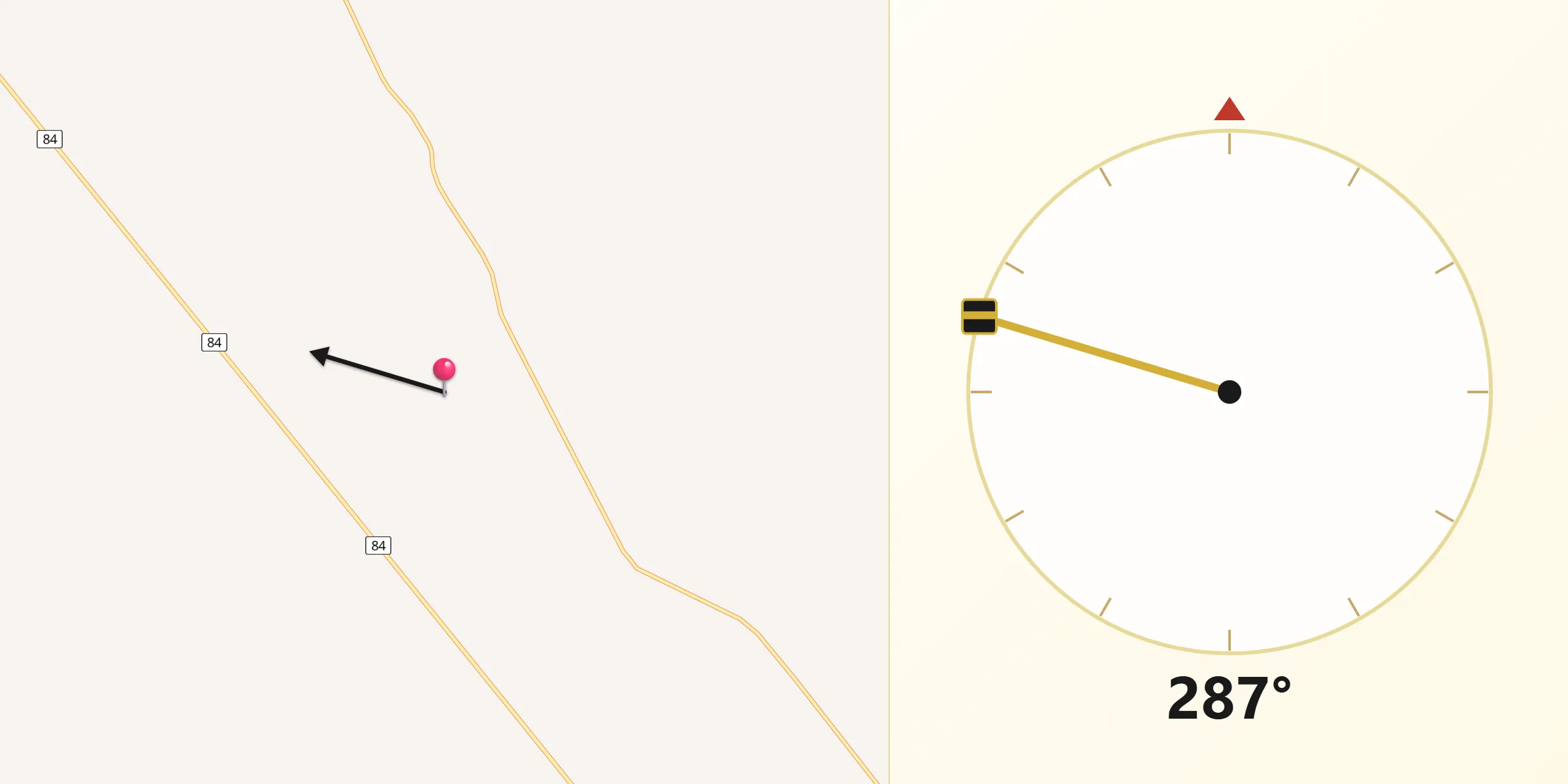 Qibla Direction from McKinlay