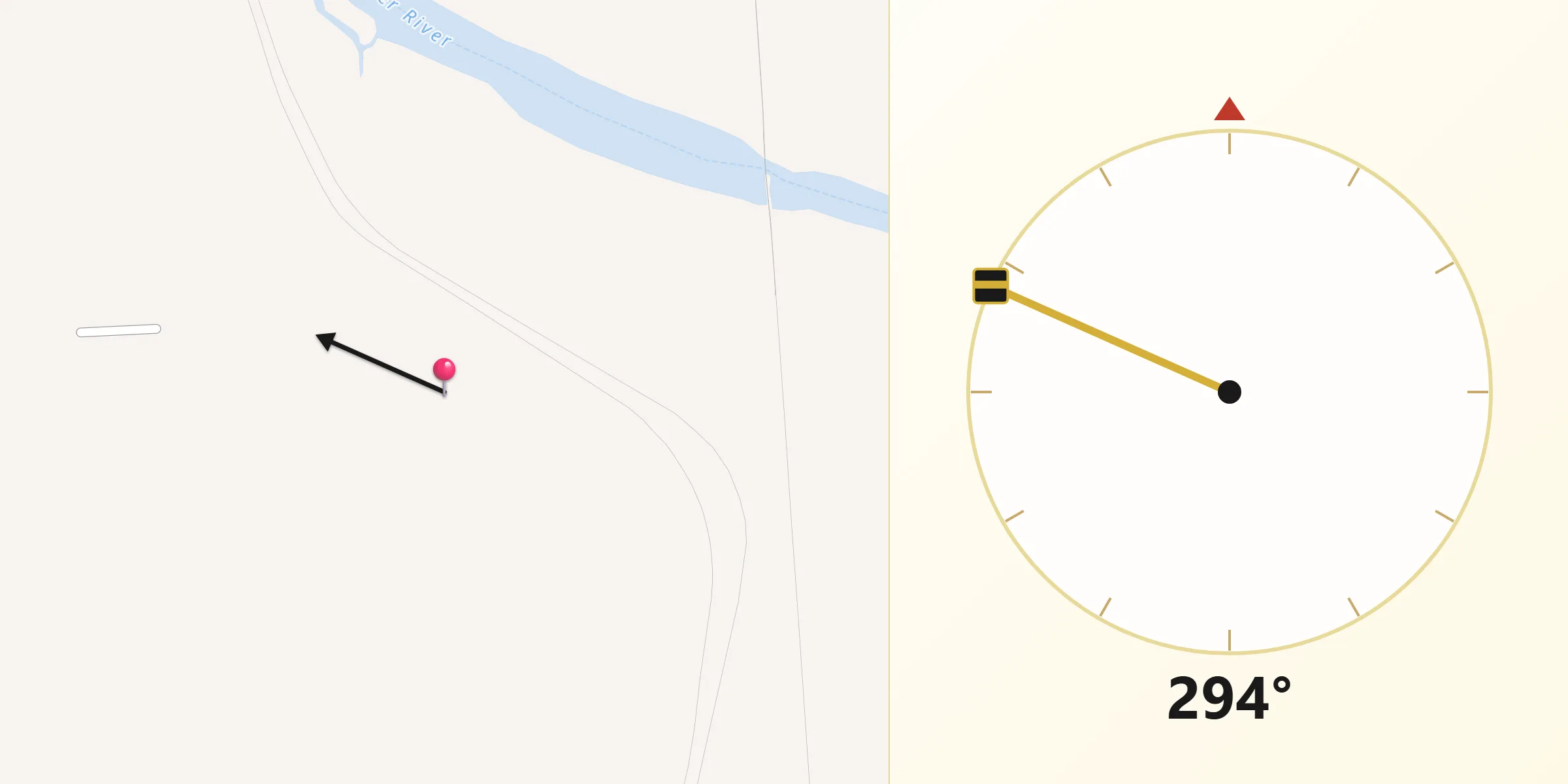 Qibla Direction from Port Hedland