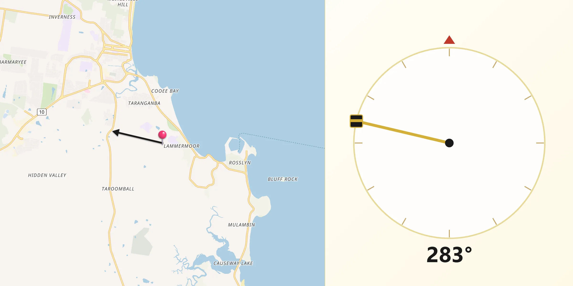 Qibla Direction from Lammermoor