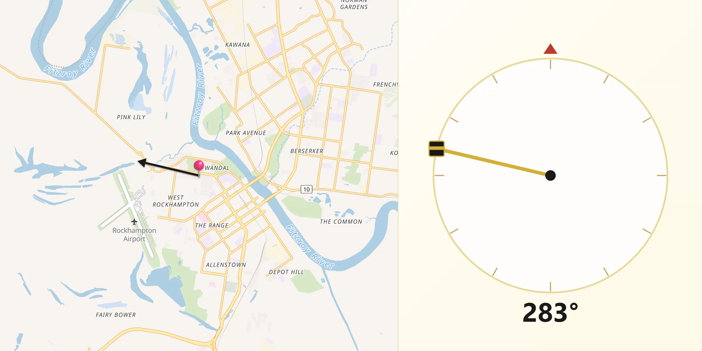 Qibla Direction from Wandal