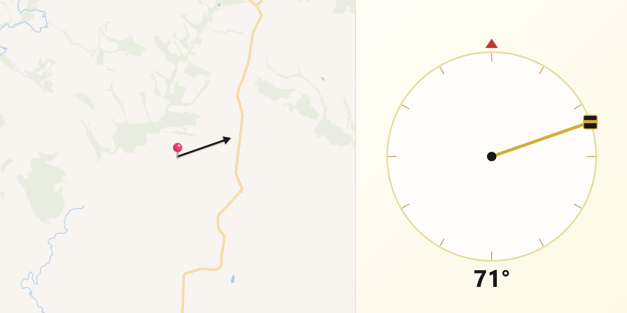 Direção da Qibla a partir de Marumbi