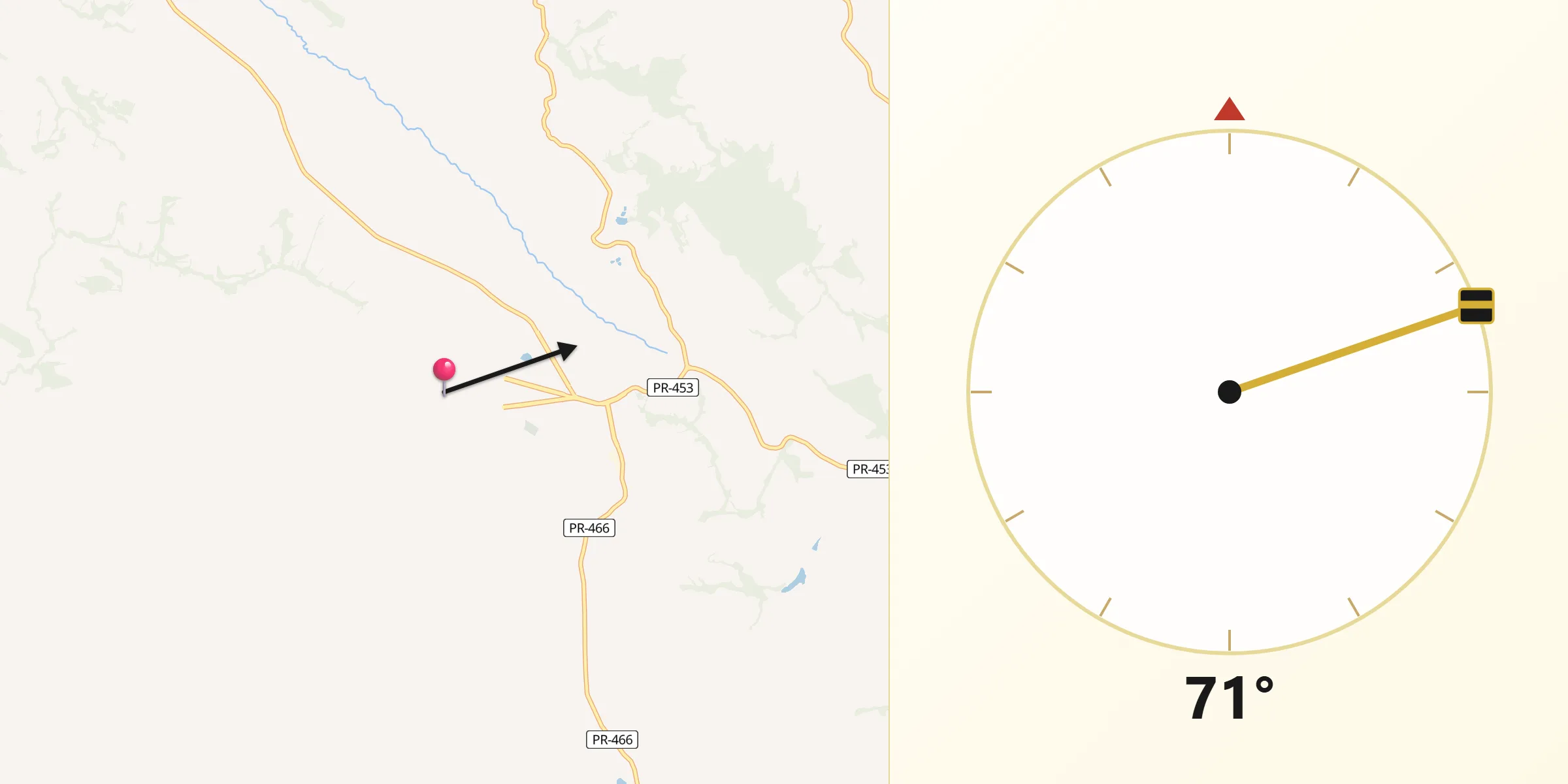 Direção da Qibla a partir de Borrazópolis