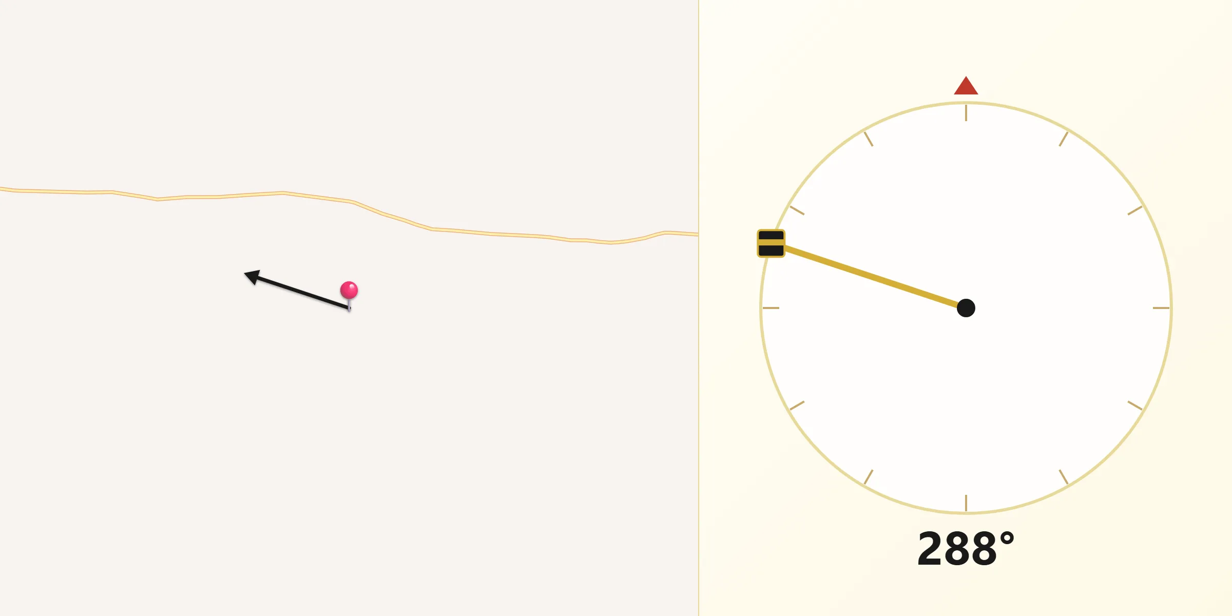 Qibla Direction from MacDonnell