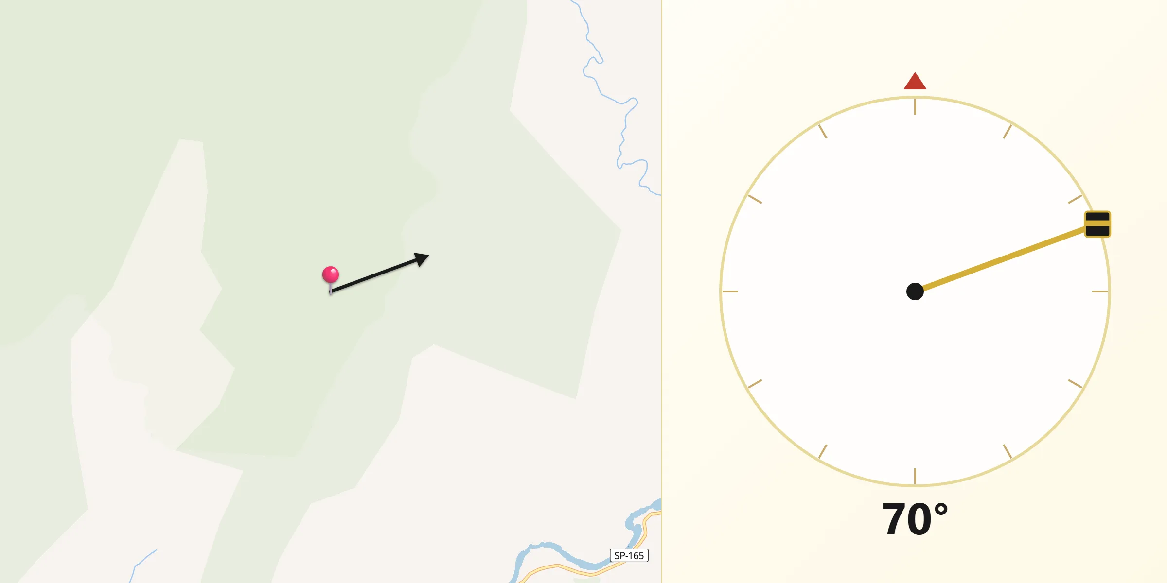 Direção da Qibla a partir de Iporanga
