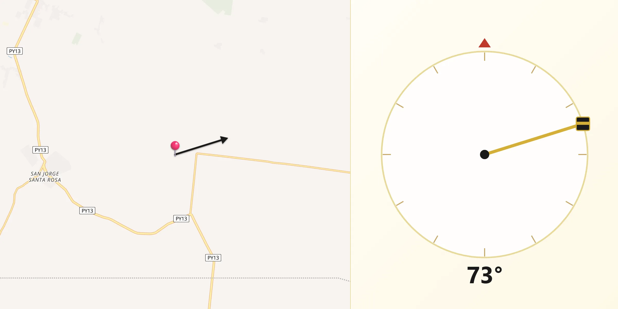 Dirección de la Qibla desde Repatriación