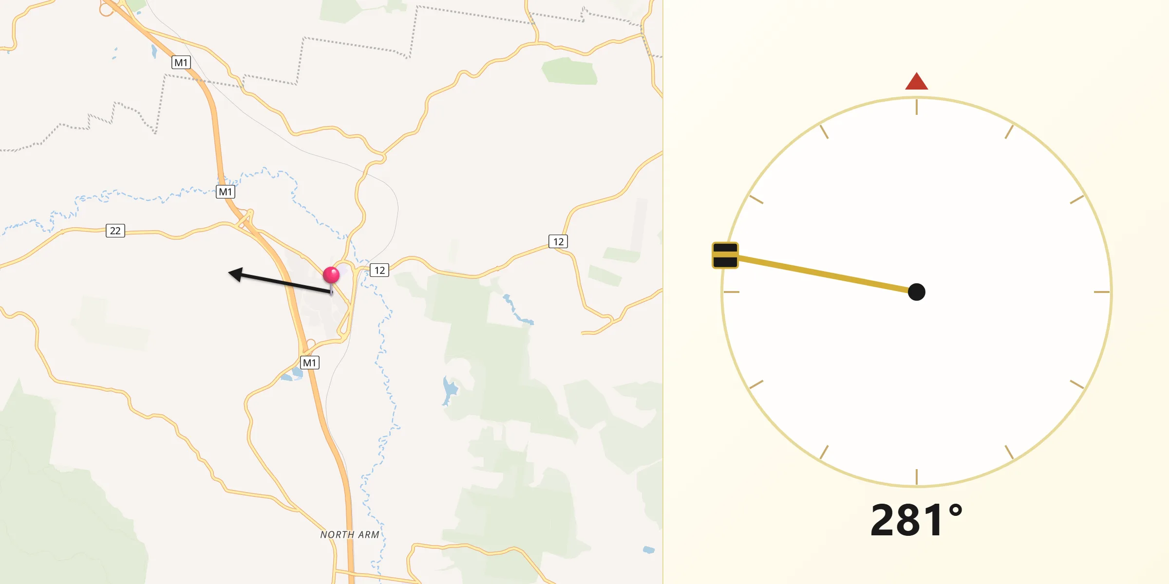 Qibla Direction from Eumundi
