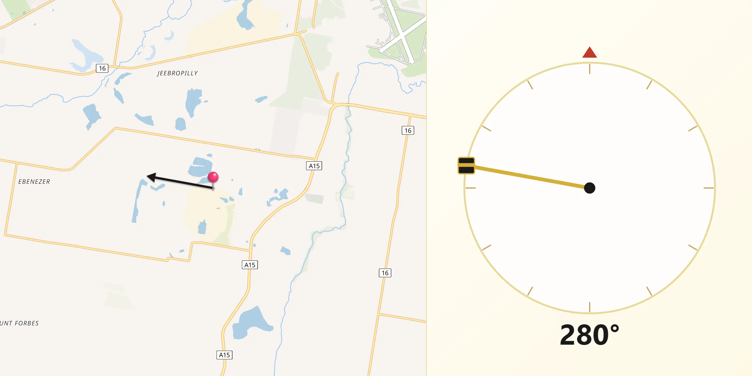 Κατεύθυνση Κίμπλα από το Ίπσουιτς
