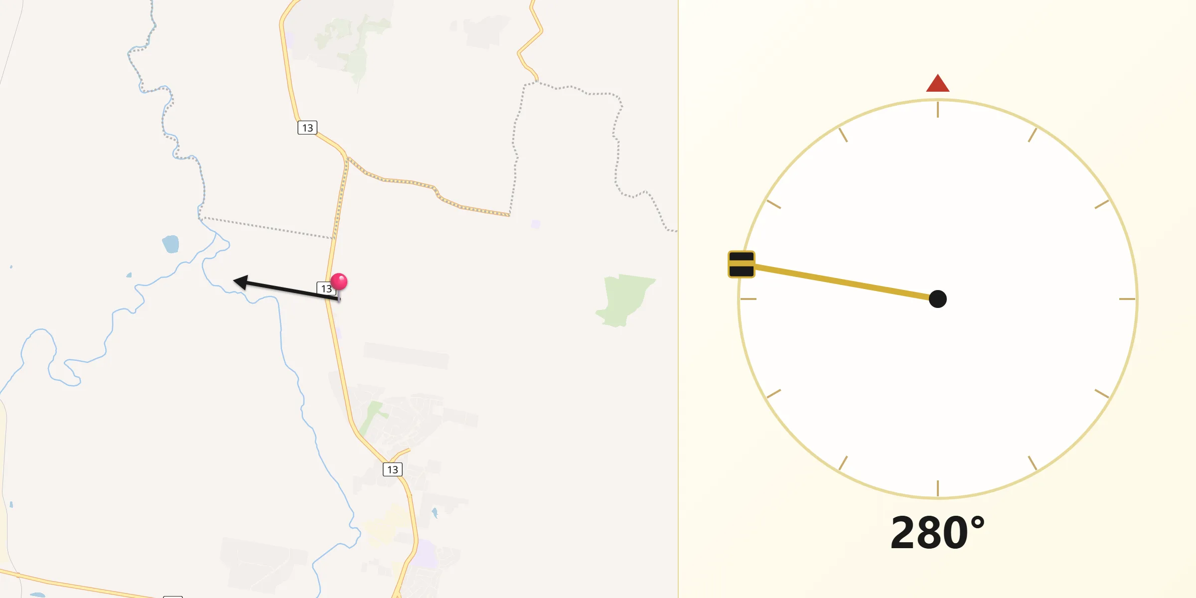 Qibla Direction from Gleneagle