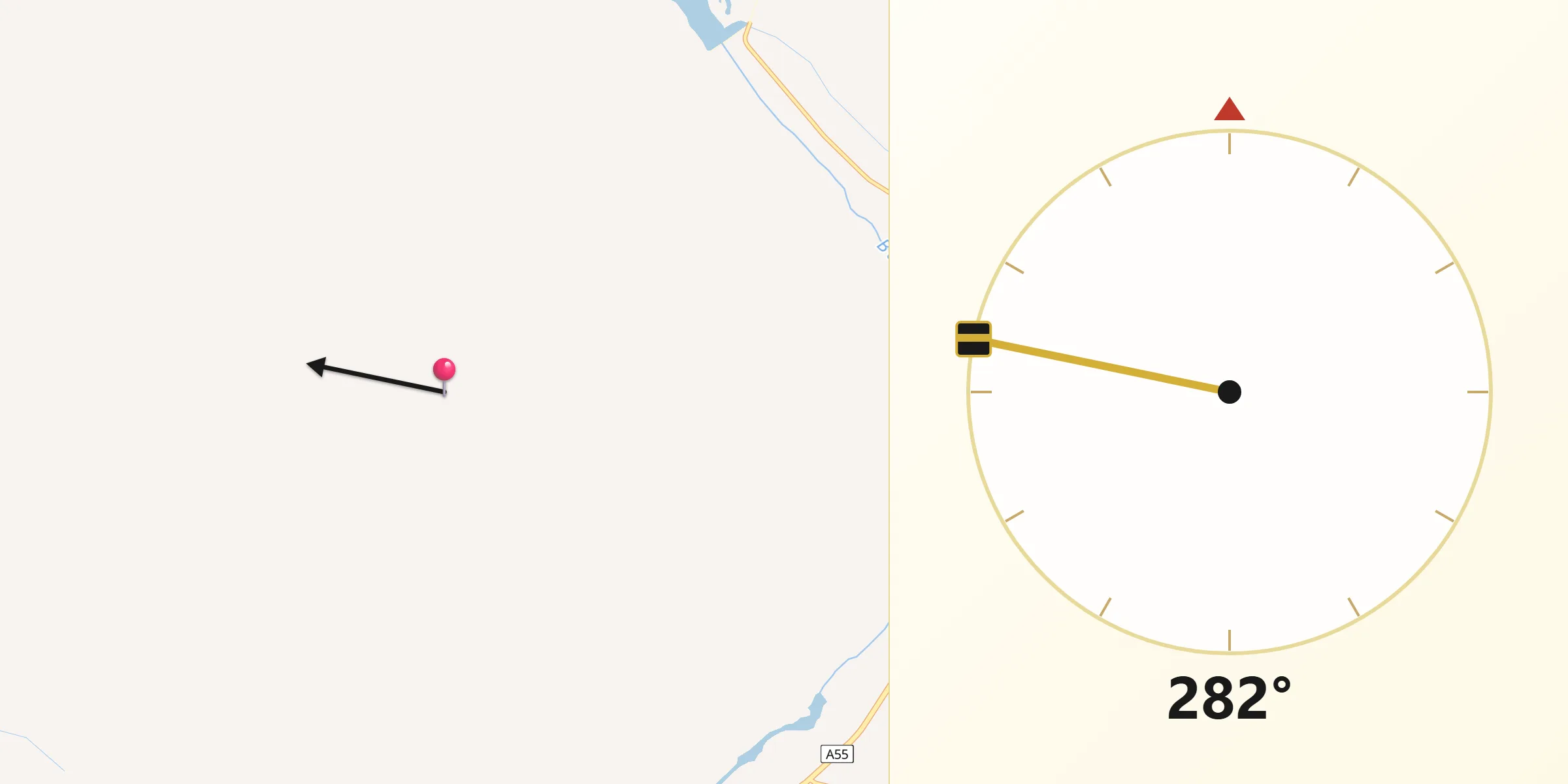 Qibla Direction from St George
