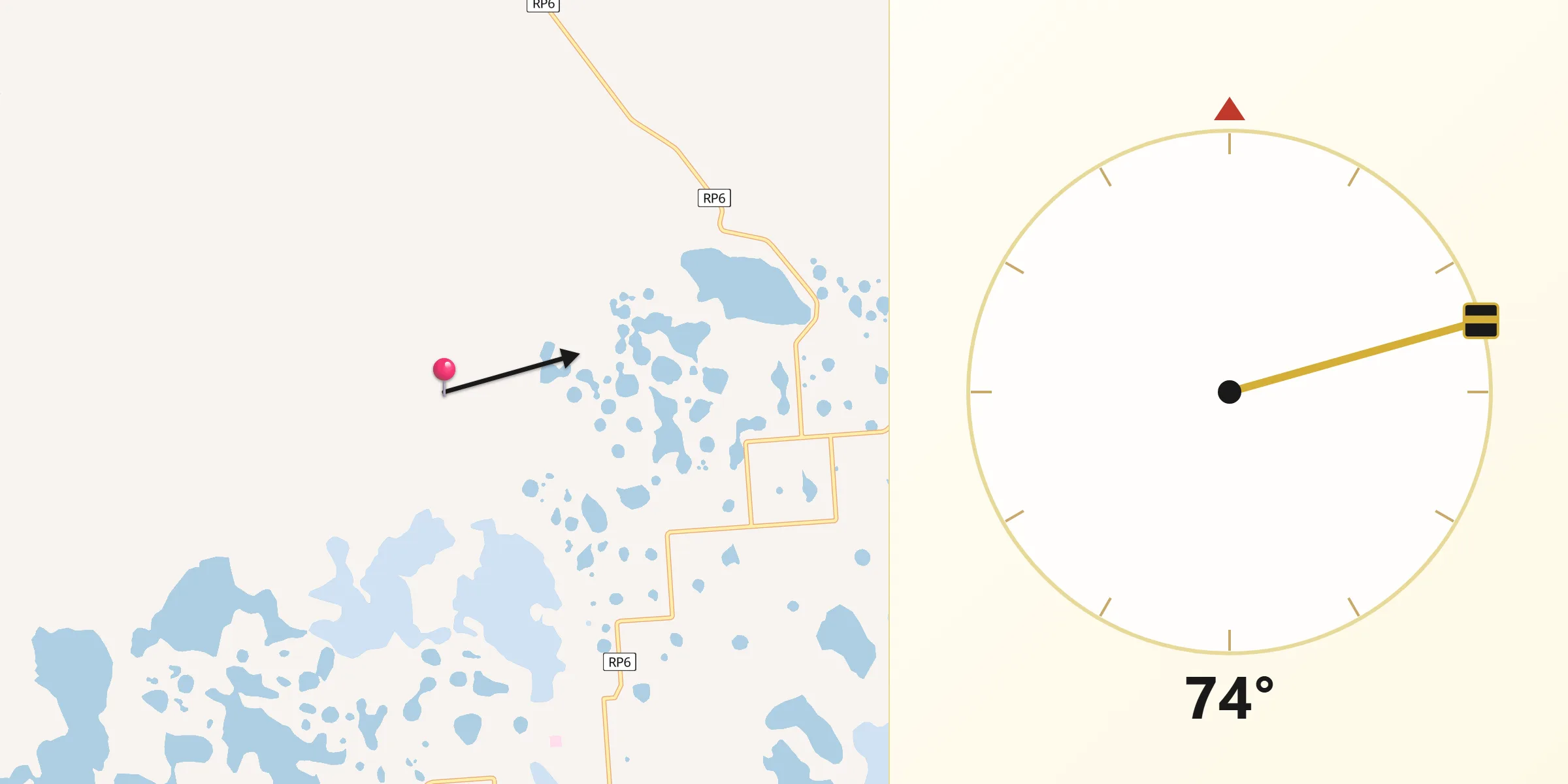 Dirección de la Qibla desde Departamento de Mburucuyá